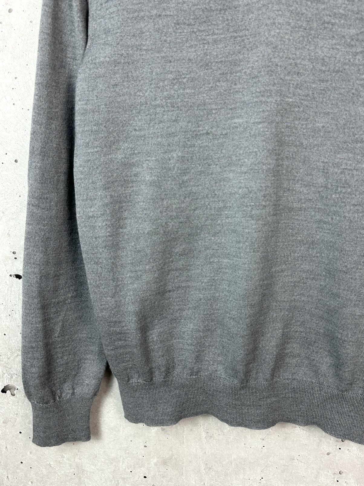 Drumohr Drumohr Made in Italy Wool Knit Long Sleeve V-neck Sweater Size US M / EU 48-50 / 2 - 4 Thumbnail