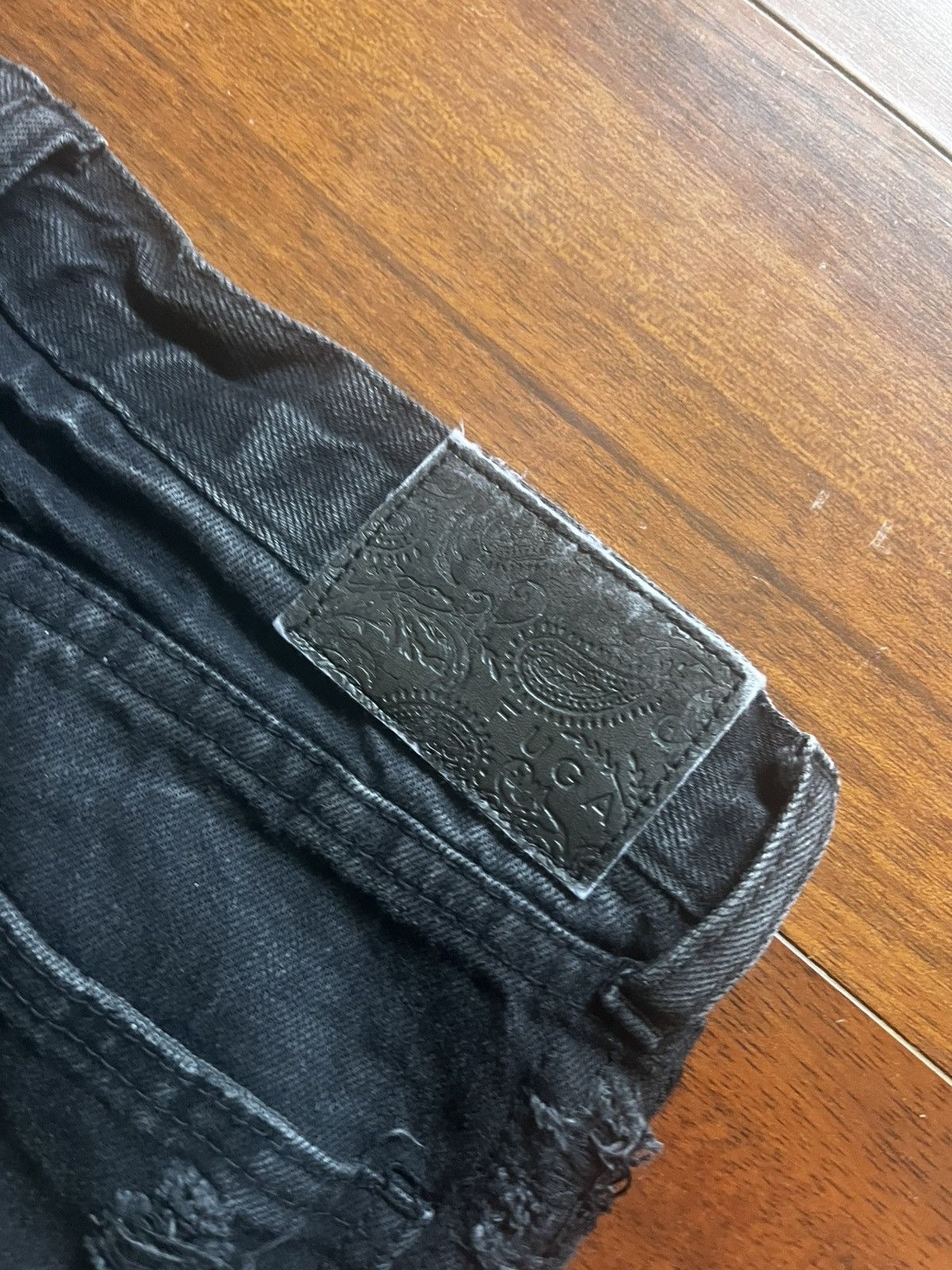 GOSTAR DE FUGA FUGA Destroyed slim bootcut Jeans Size US 30 / EU 46 - 16 Thumbnail