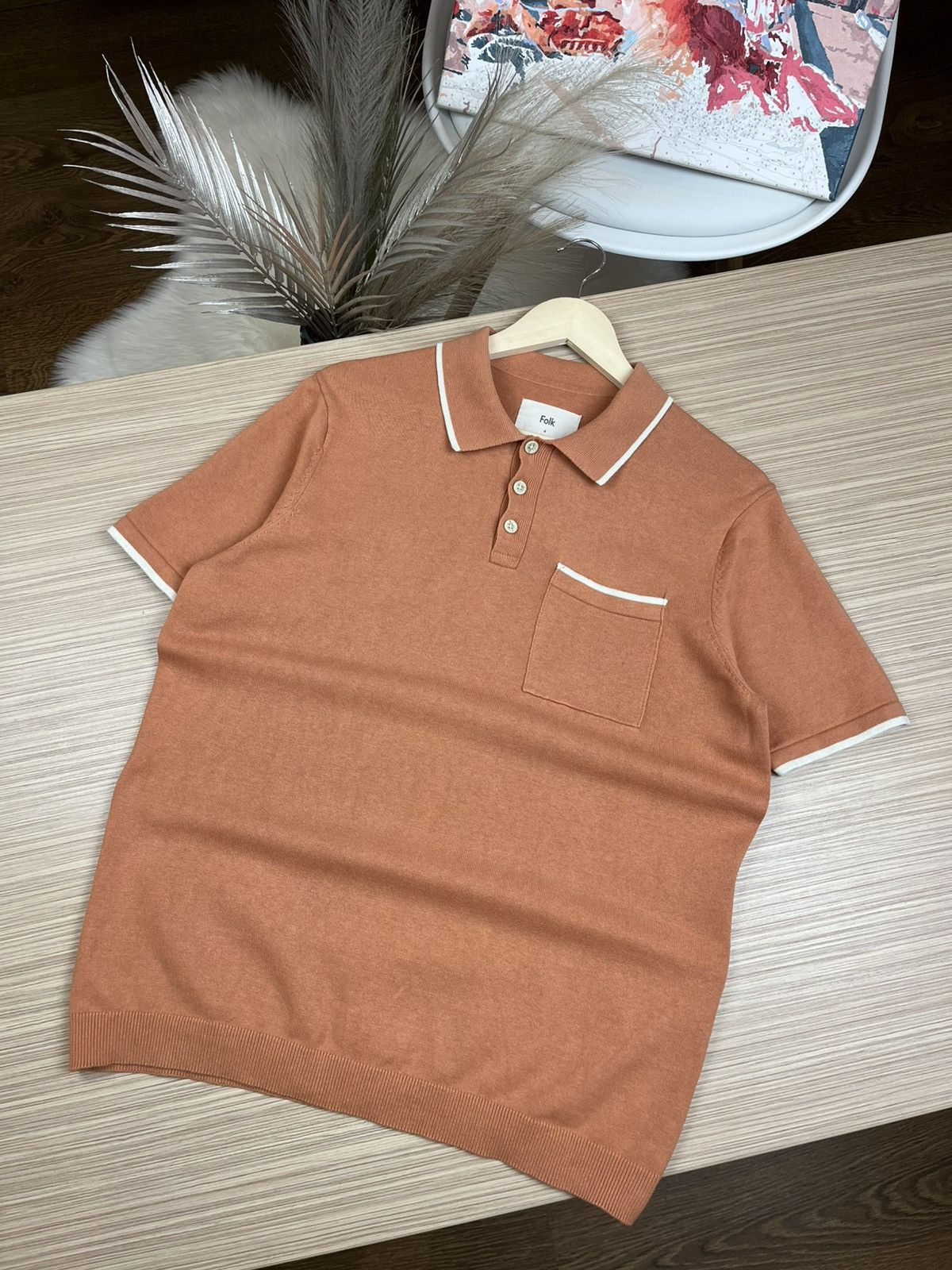 Designer × Folk Rare Folk towel designer polo shirt tee Size US M / EU 48-50 / 2 - 1 Thumbnail