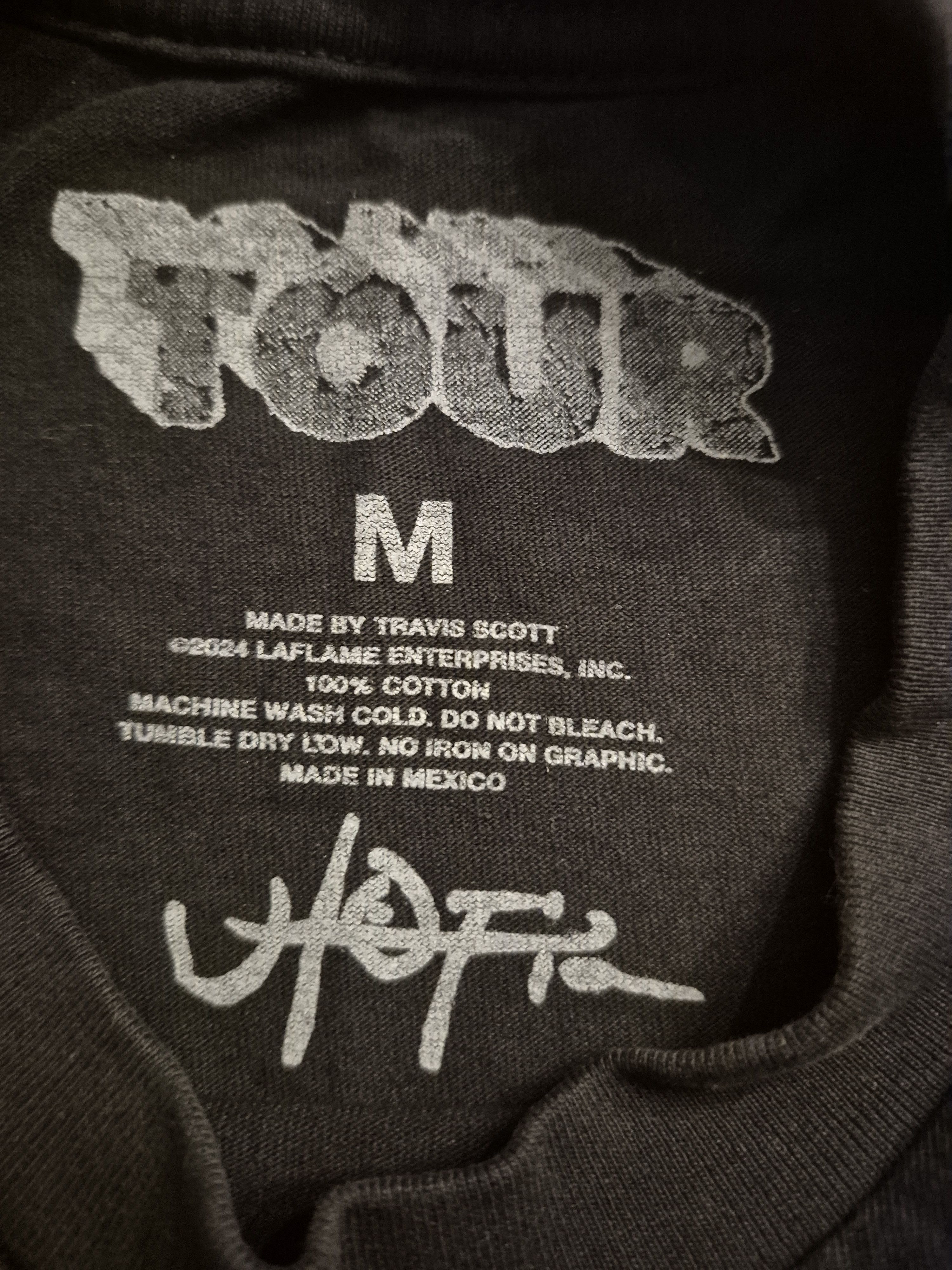 Travis Scott Travis Scott Utopia Tour Tee Size Medium Size US M / EU 48-50 / 2 - 2 Thumbnail