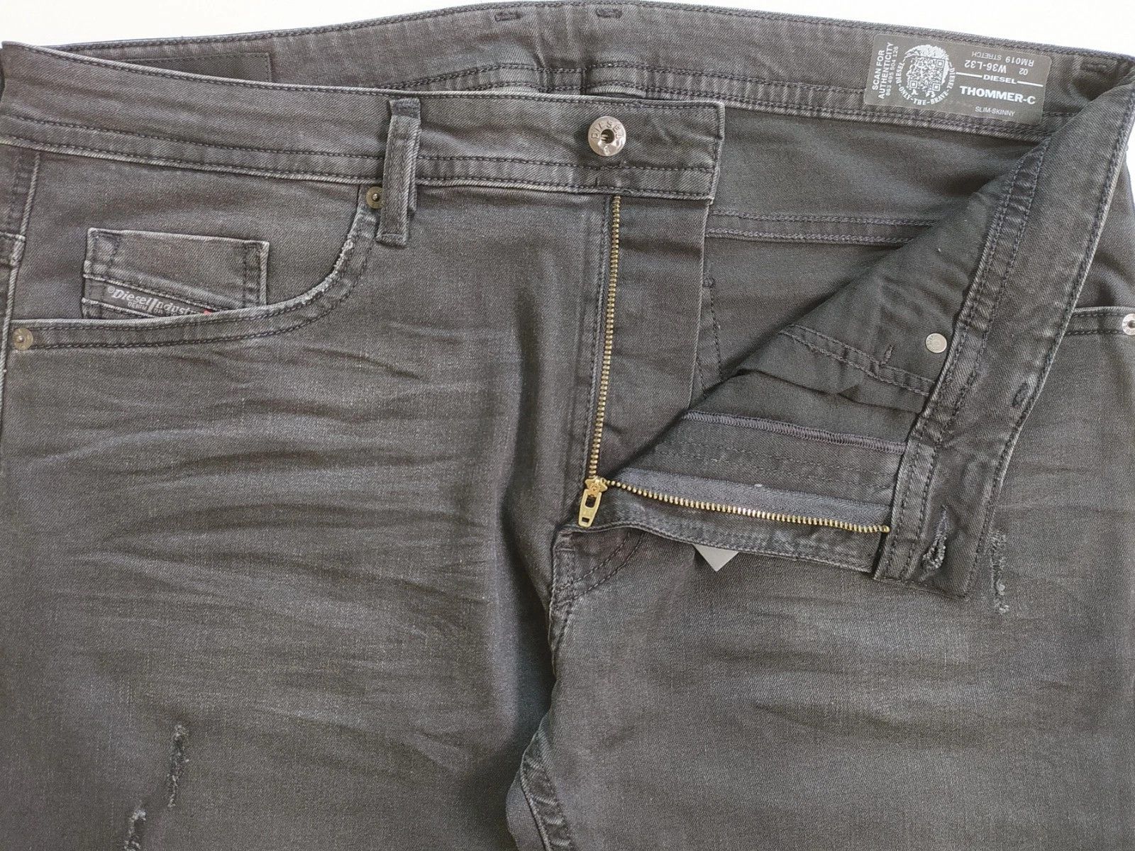 Diesel Diesel THOMMER-C L.32 MENS JEANS T/9616 Size US 36 / EU 52 - 4 Thumbnail