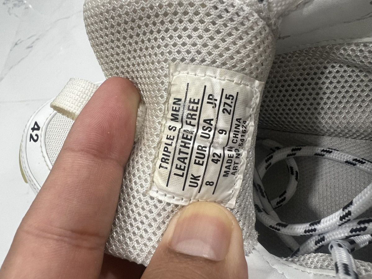 Balenciaga Balenciaga Triple S - Clear Green Sole - Size 42 Size US 9.5 / EU 42-43 - 7 Thumbnail