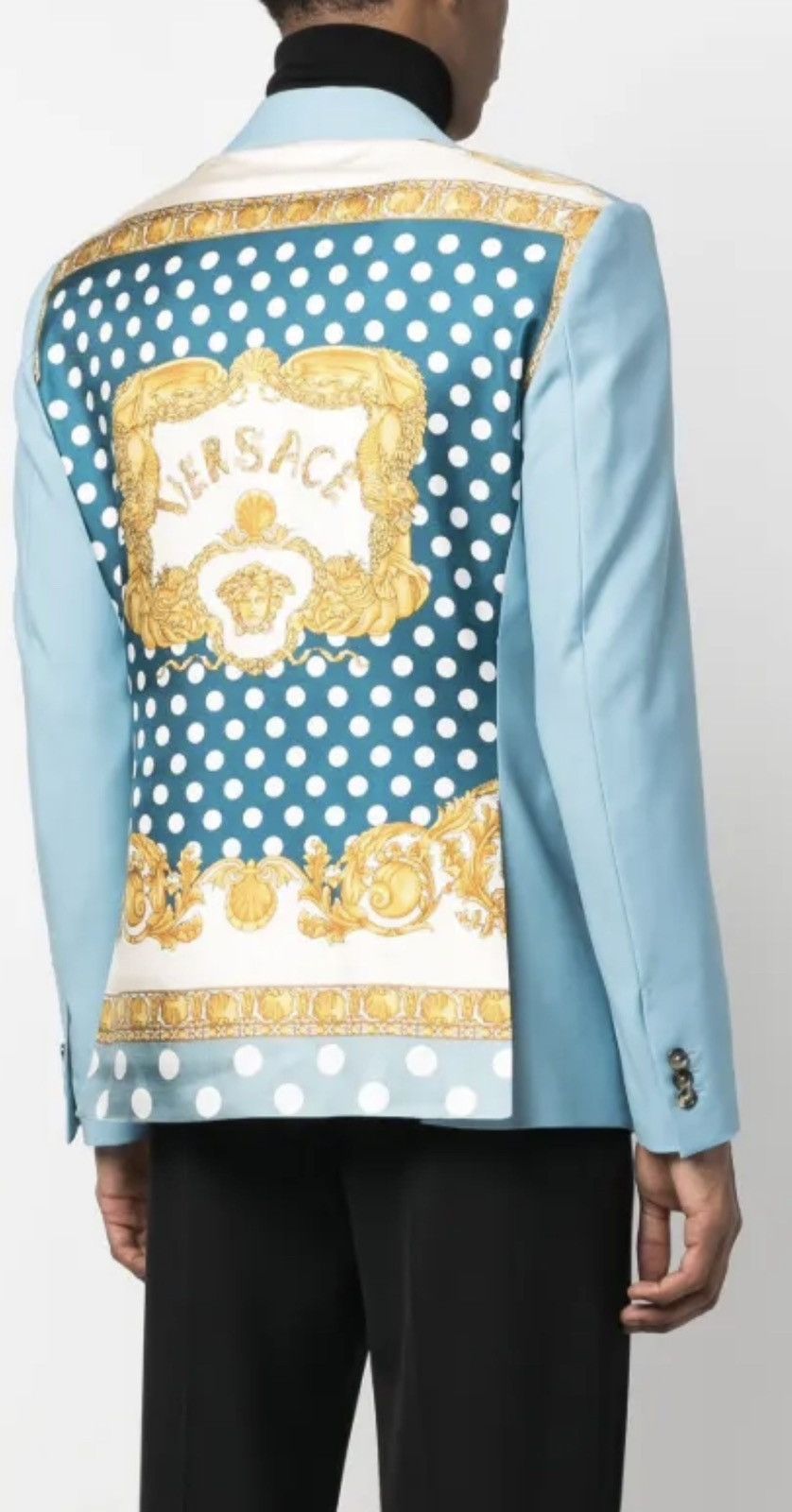 Versace Seashell Baroque blazer with silk back size48 Size 48R - 2 Thumbnail