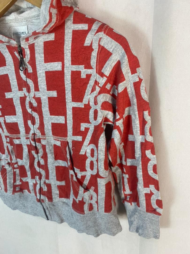 Diesel Diesel fullprint zipper hoodie Size XXS / US 00 / IT 34 - 2 Thumbnail