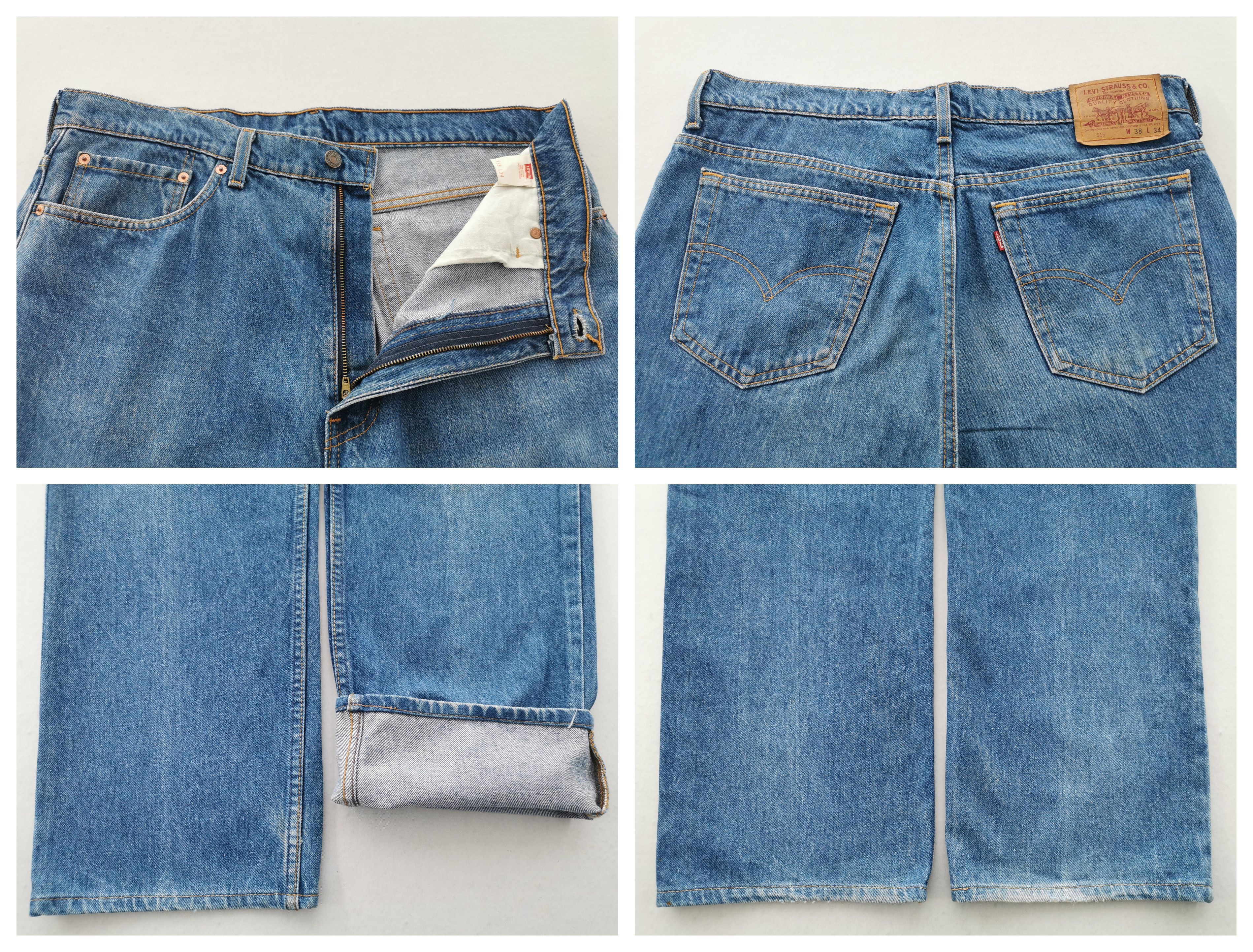 Levi's Vintage 90's Levis Lot 515 Denim Jeans Made In USA Size US 36 / EU 52 - 8 Thumbnail