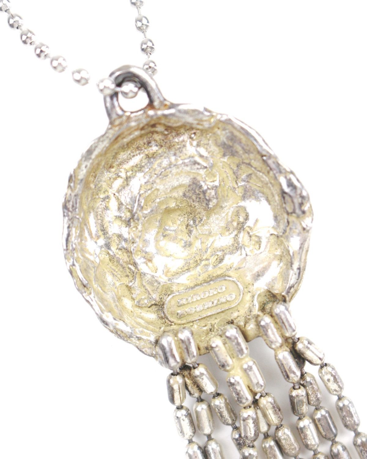 Hiroko Koshino Homme 1990S HIROKO KOSHINO SCULPTED METAL TASSEL NECKLACE Size ONE SIZE - 6 Thumbnail