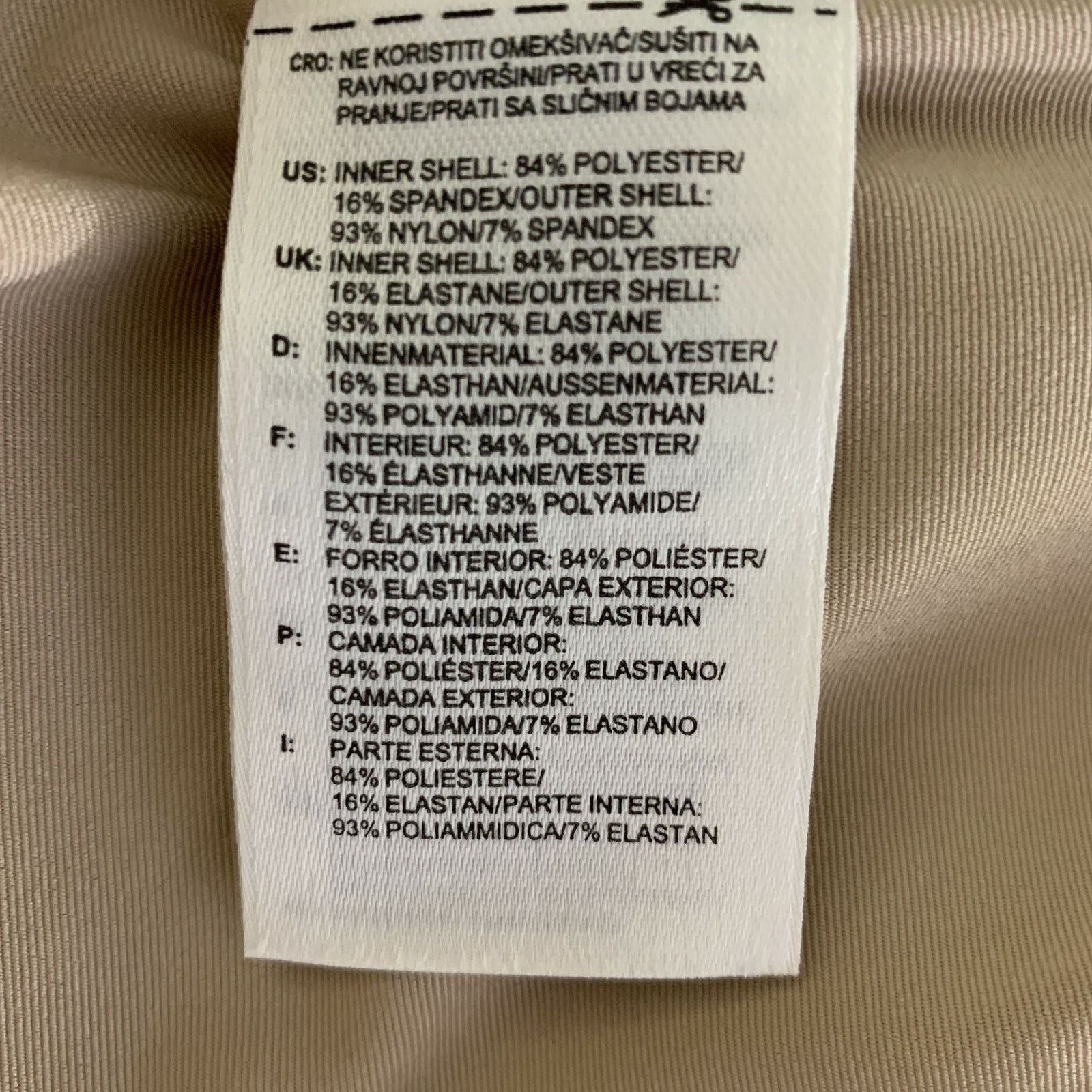 Stella McCartney STELLA McCARTNEY Size XS Tan Nylon Spandex Runner Shorts Size 25" / US 0 / IT 36 - 5 Thumbnail
