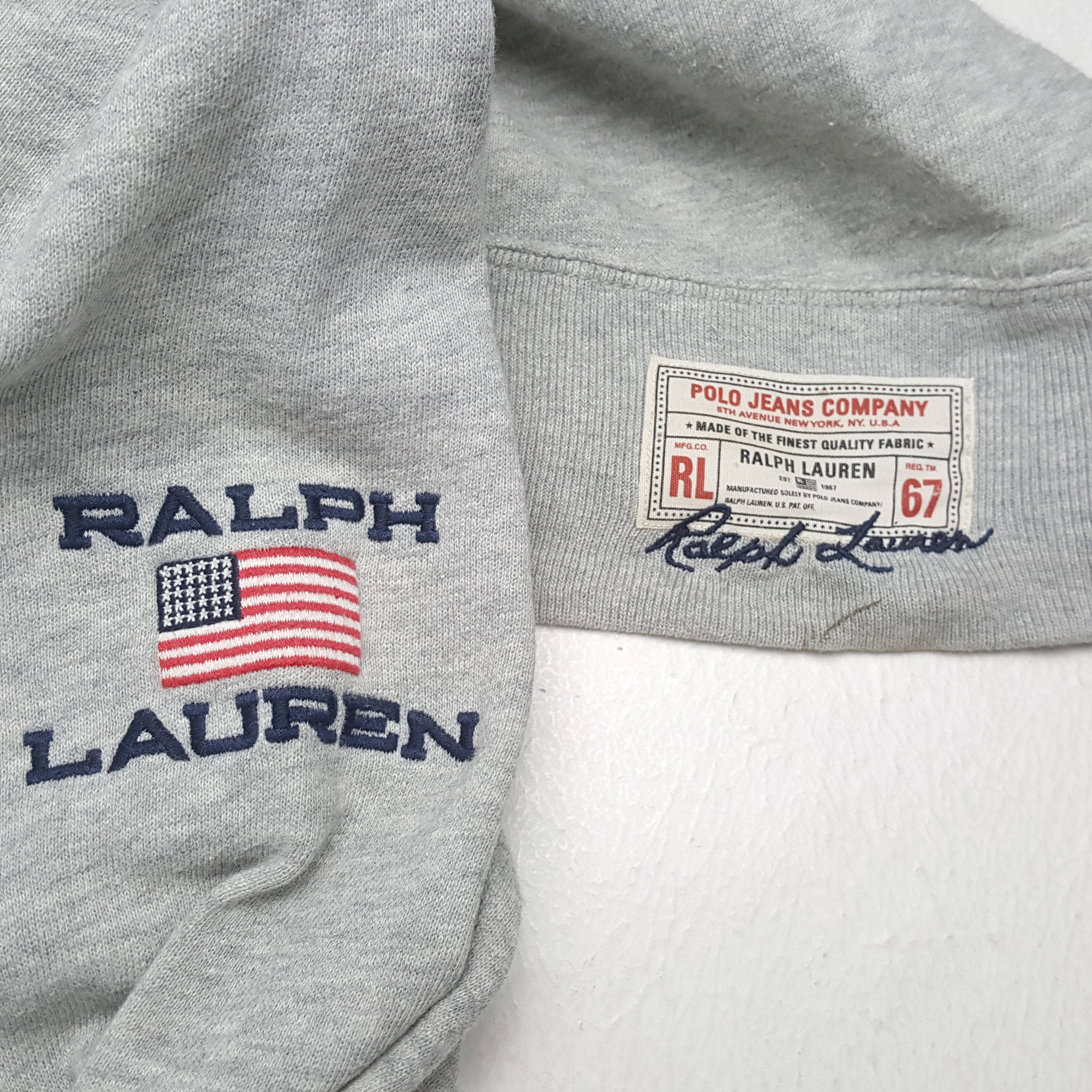 Polo Ralph Lauren × Vintage POLO JEAN by RALPH LAUREN Fashion Brand Sweatshirt Size US XL / EU 56 / 4 - 6 Thumbnail