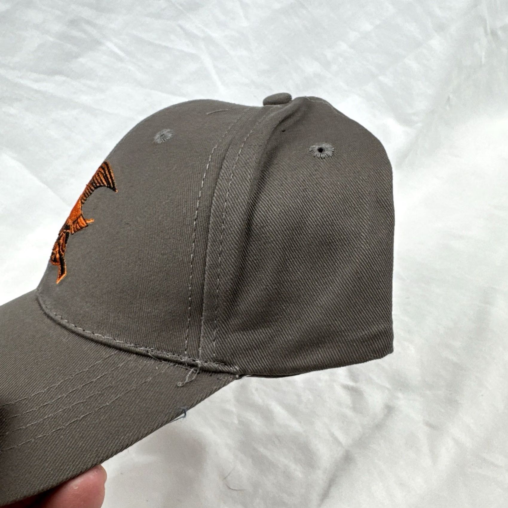 Vintage NRA Trucker Hat Brown Hook & Loop Embroidered Eagle Cotton Polyester Adjustable Twill Men Size ONE SIZE - 5 Thumbnail