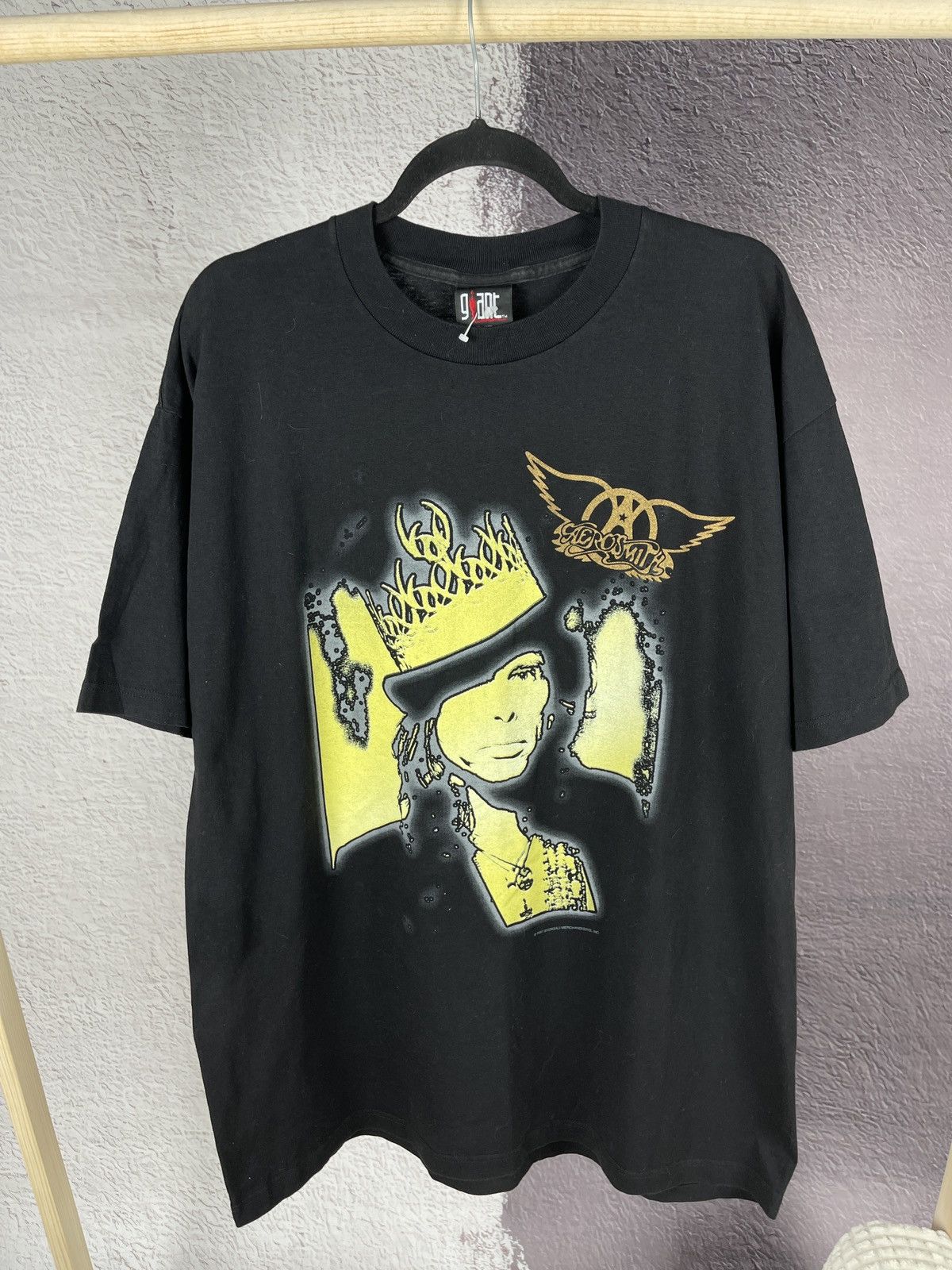 Band Tees Giant vintage 1997 Aerosmith Svengali merch band tee shirt Size US XL / EU 56 / 4 - 2 Thumbnail