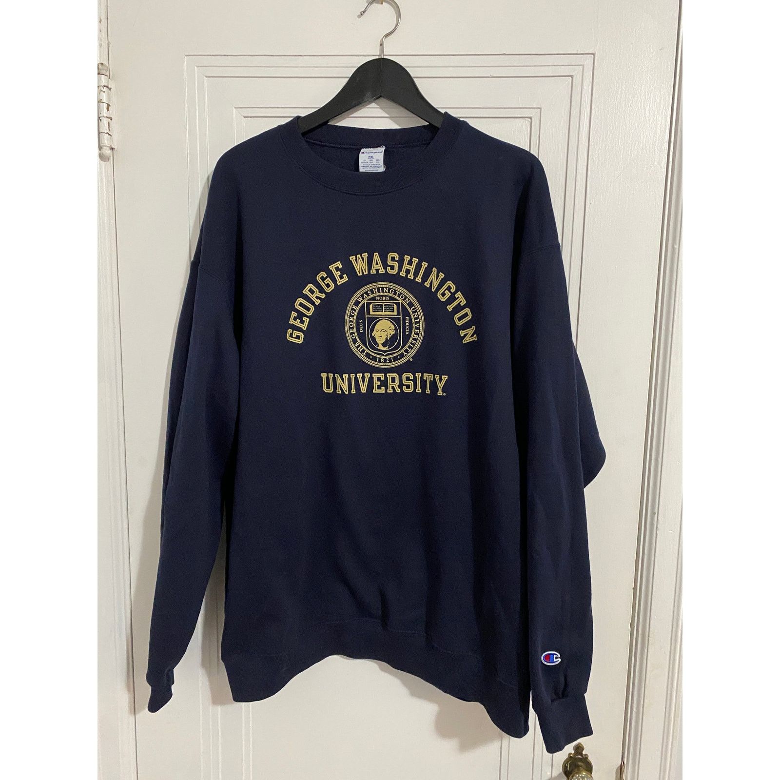 Champion George Washington University Champion Crewneck Sweatshirt Grailed