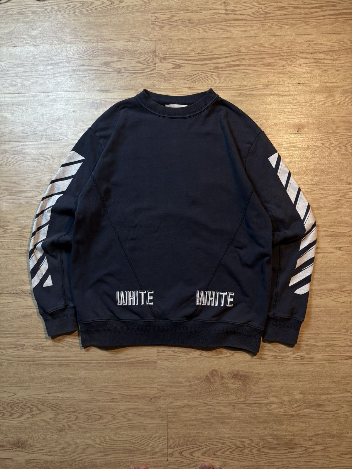Off-White Off White 3D diagonal sweatshirt Size US XL / EU 56 / 4 - 1 Thumbnail