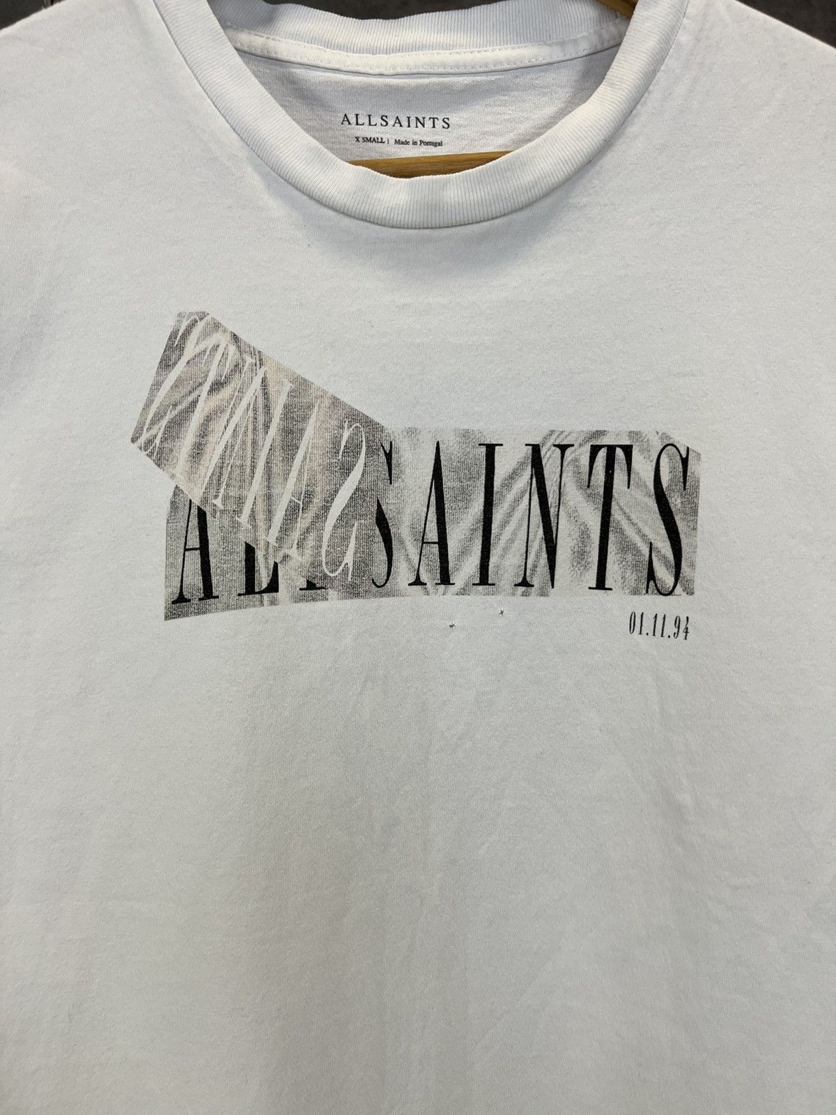 Allsaints Allsaints center logo tee Size US XS / EU 42 / 0 - 3 Thumbnail