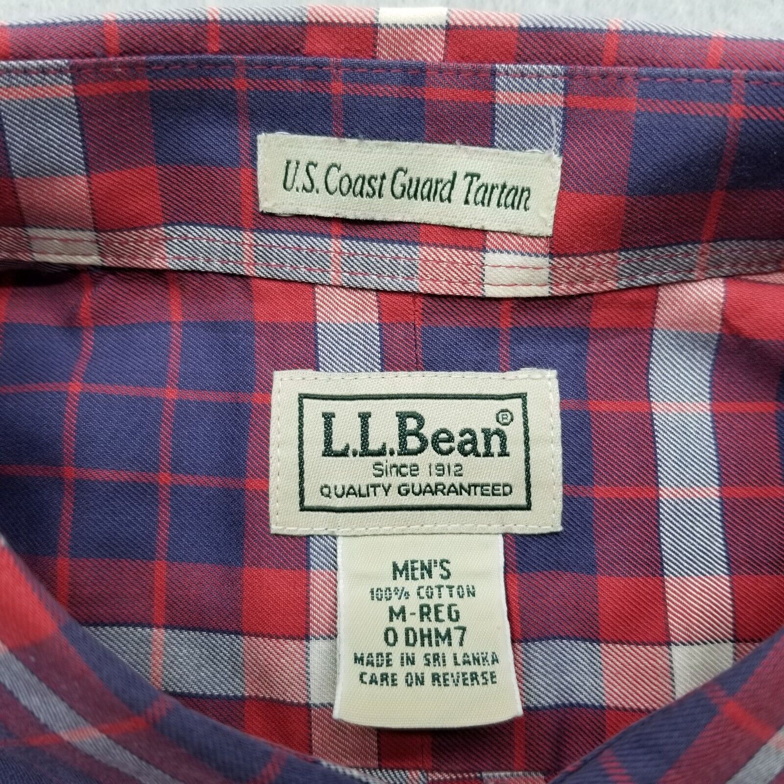 L.L. Bean LL Bean Shirt Mens Medium Plaid Button Up Casual Oversized Size US M / EU 48-50 / 2 - 5 Thumbnail