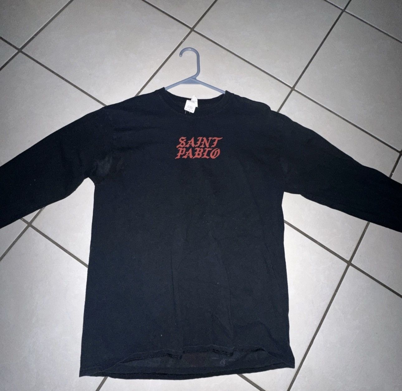 Kanye West Kanye West Saint Pablo Tour Concert Long Sleeve Black Kim K Size US M / EU 48-50 / 2 - 3 Thumbnail