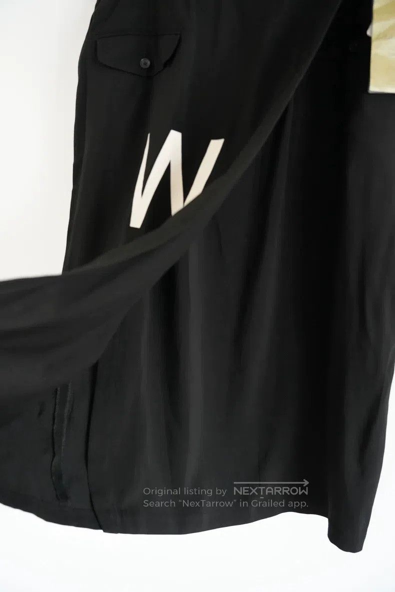 Yohji Yamamoto Yohji Yamamoto size 3 24aw slogan silk skirt Size 25" / US 0 / IT 36 - 3 Thumbnail