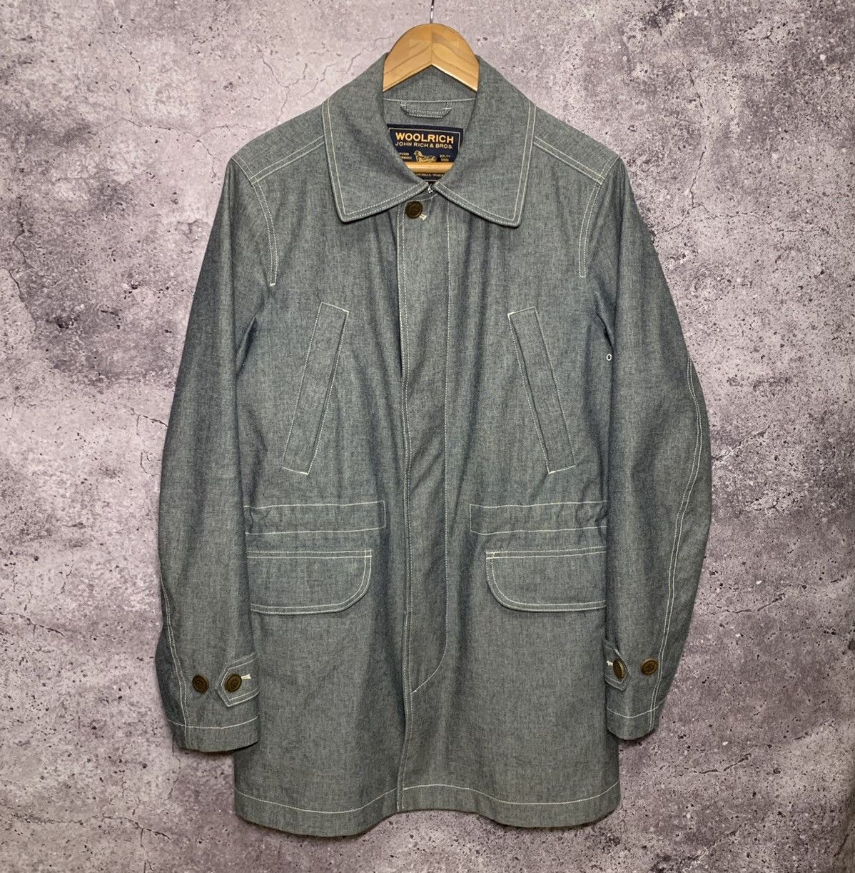Vintage × Woolrich Woolen Mills Woolrich Wind Rain Parka Jacket Coat Size US M / EU 48-50 / 2 - 1 Thumbnail