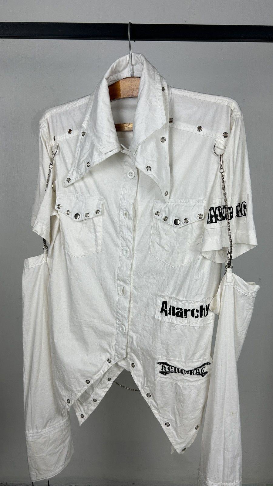 Japanese Brand × Seditionaries ACDC Rag - Bondage Shirt Size US M / EU 48-50 / 2 - 14 Thumbnail
