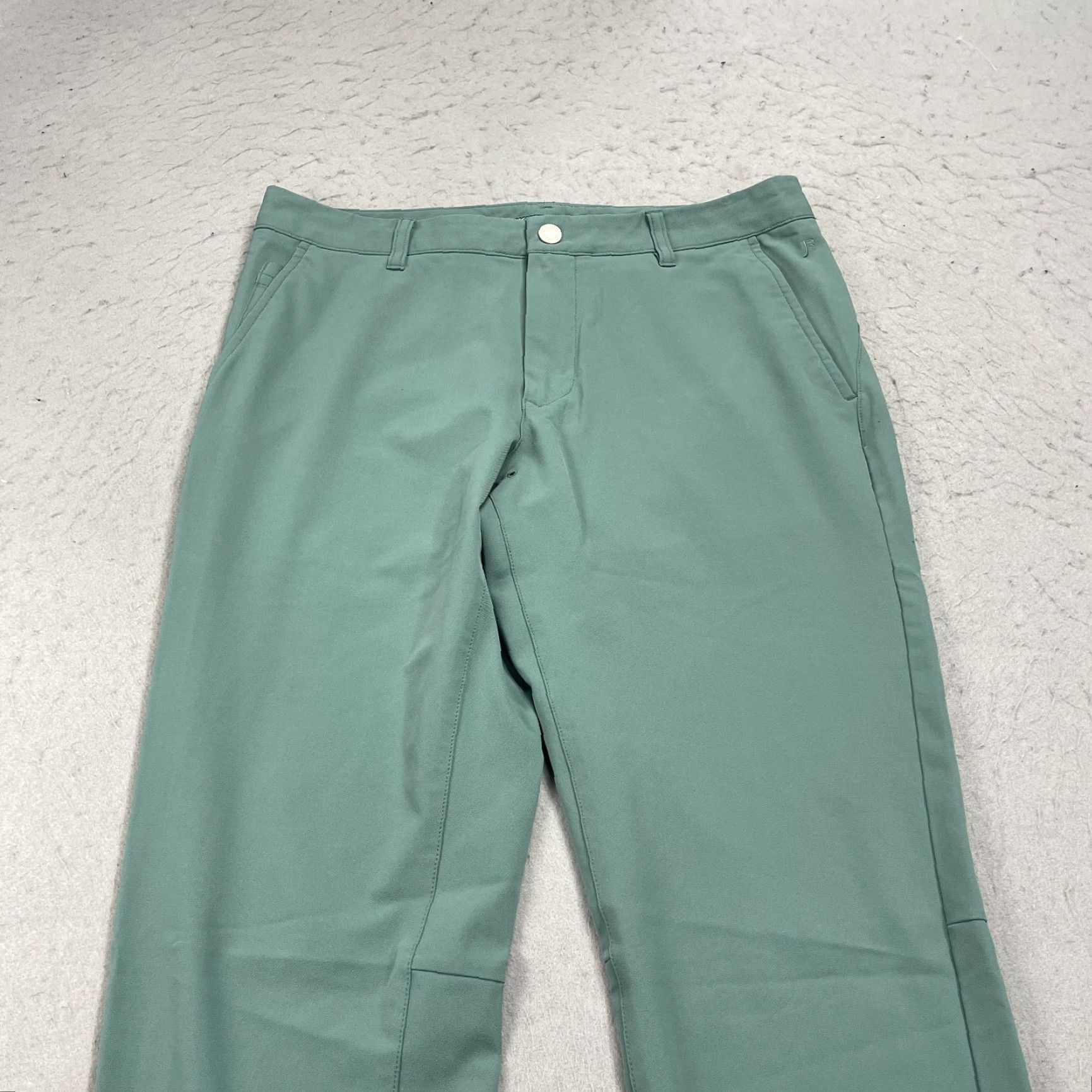 Bonobos Bonobos Mens Golf Pants 33x32 Athletic Fit Green Logo Chino Size US 33 - 2 Thumbnail
