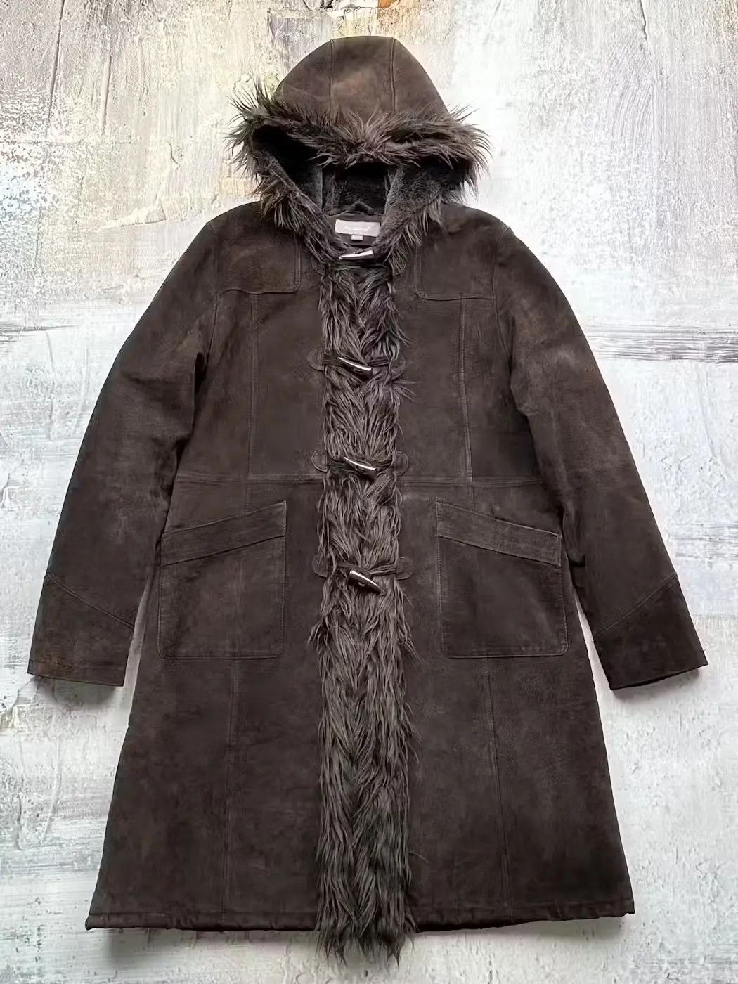 moa　OHOTORO Lather Fur Jacket moa OHOTORO Lather Fur Jacket MANGANO Black Leather Fur