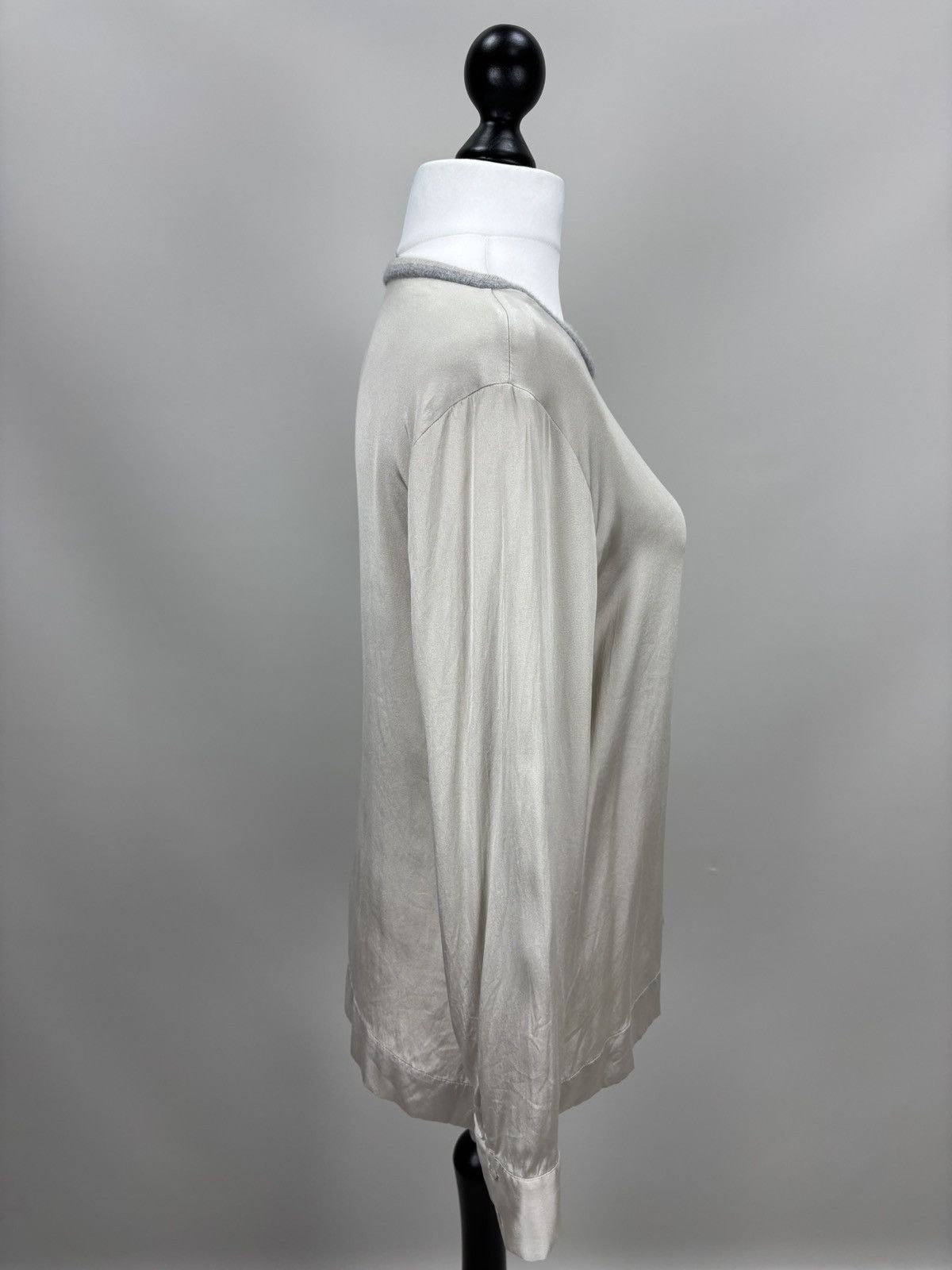 Peserico Womens blouse Peserico Size 46 Color Gray Size L / US 10 / IT 46 - 4 Thumbnail