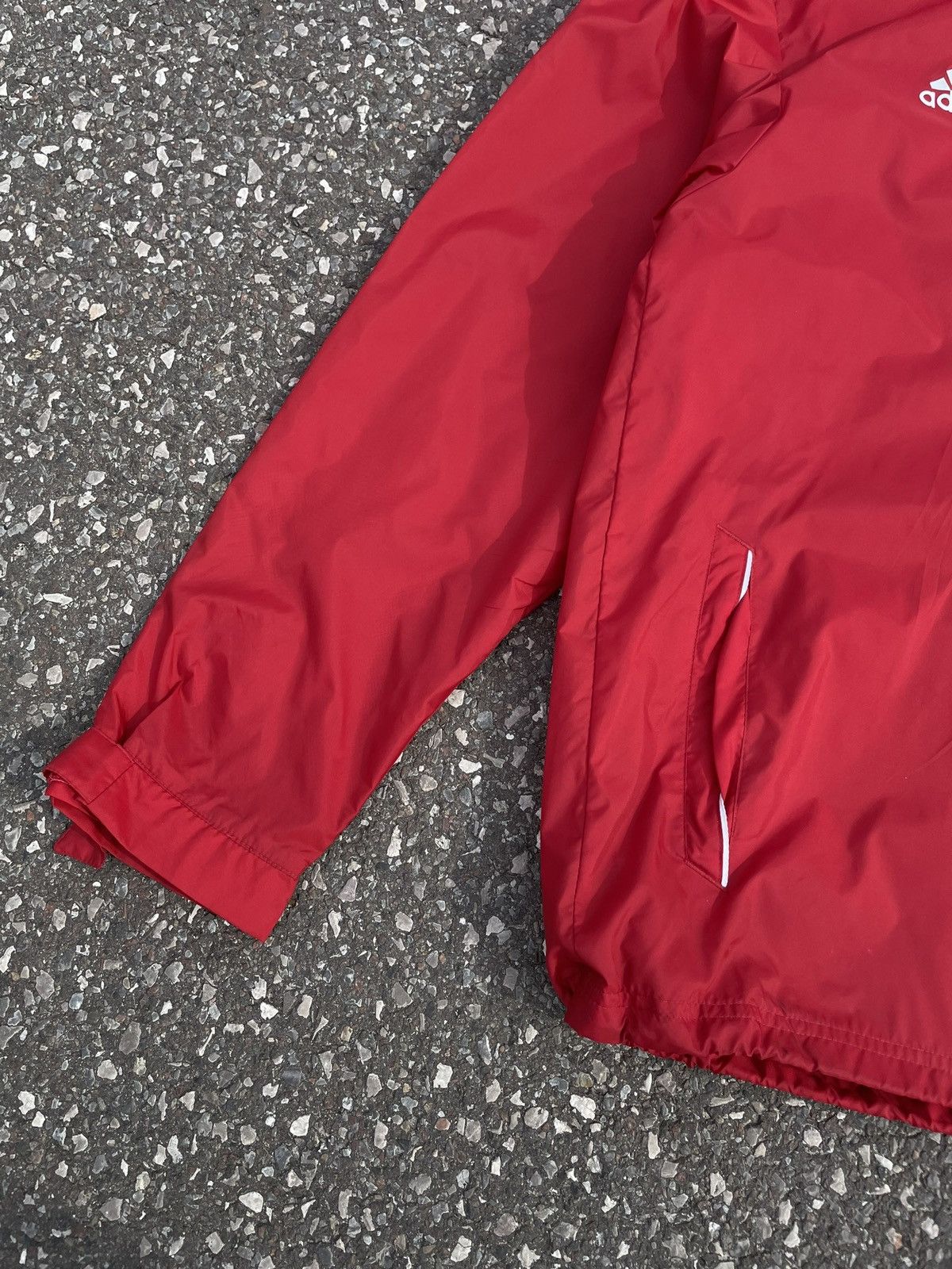 Adidas Adidas Stoke City Training Rain Jacket Windbreaker Soccer Size US XL / EU 56 / 4 - 3 Thumbnail