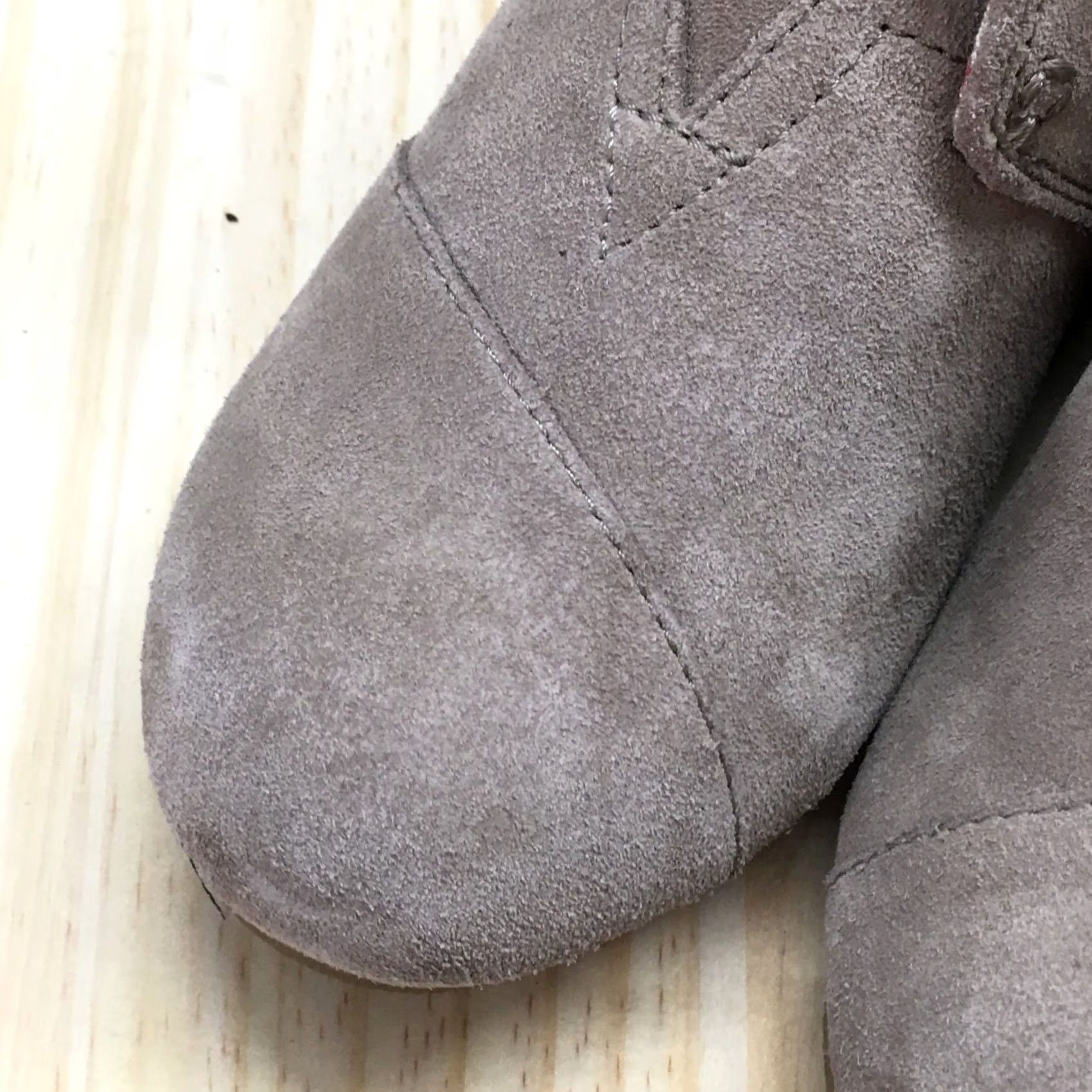 Toms TOMS Ankle Boots Womens 10 Brown Desert Round Toe Laced Up Wedge Heel Suede Boots Size US 10 / IT 40 - 5 Thumbnail