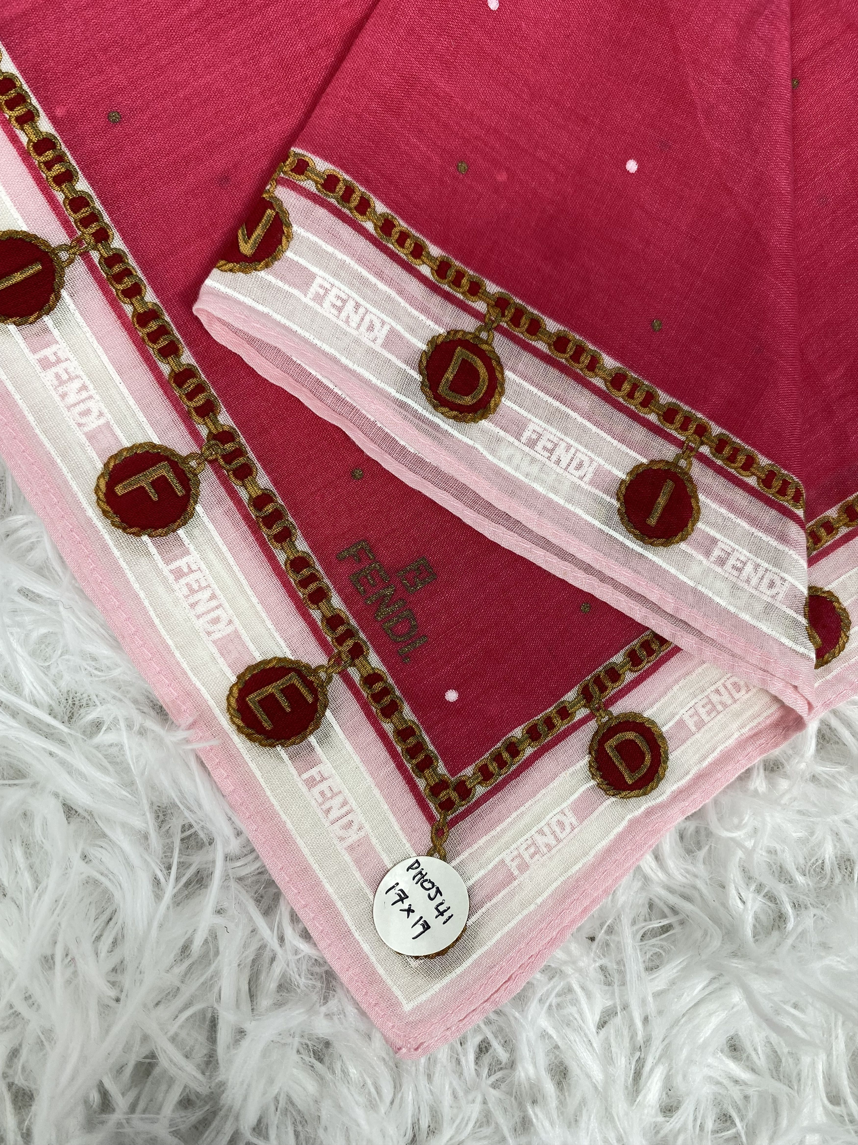 Vintage Vintage Fendi Handkerchief Neckerchief PH0541 Size ONE SIZE - 2 Thumbnail