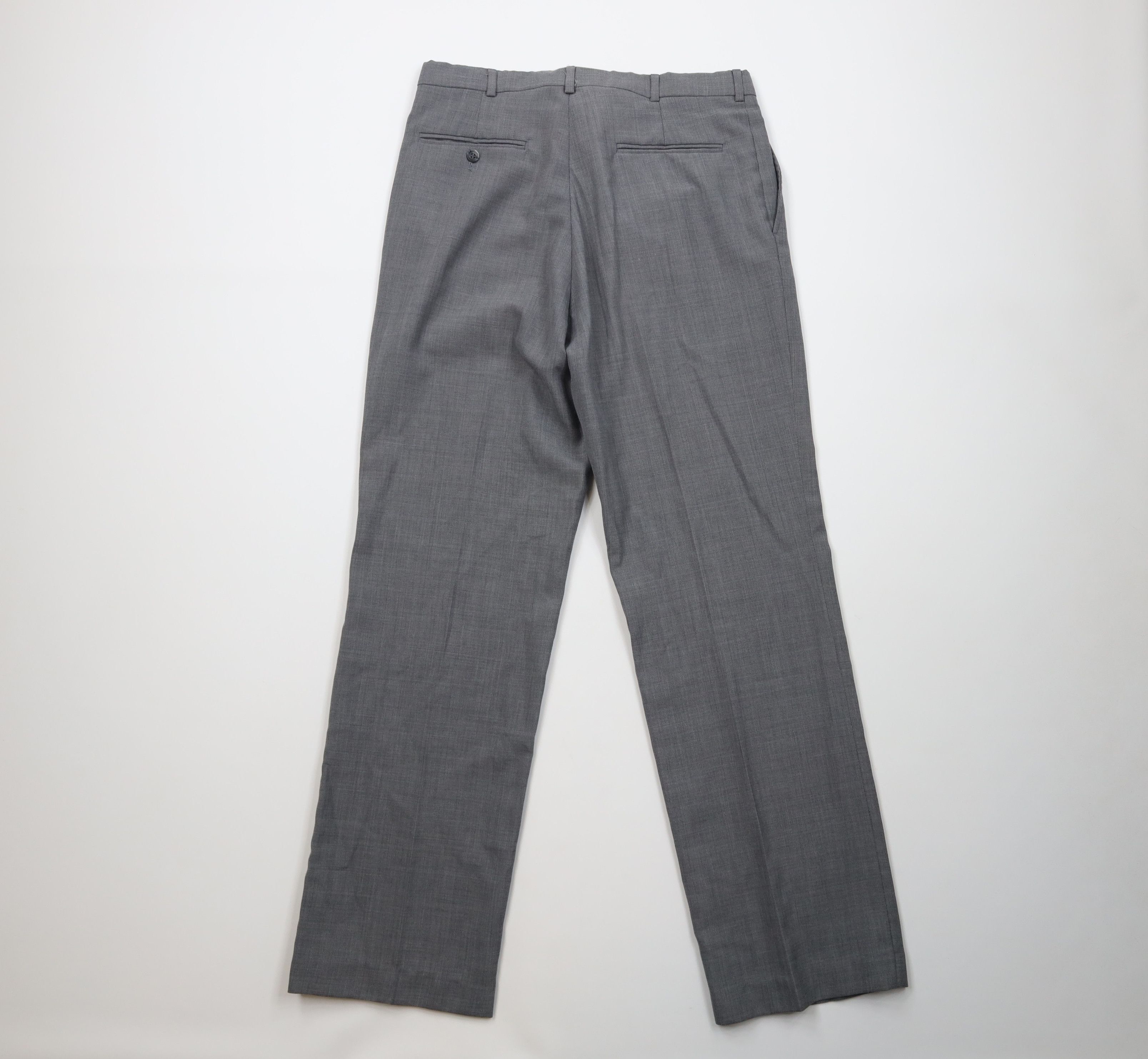 Vintage Vintage 70s Streetwear Knit Chambray Wide Leg Pants USA Size US 32 / EU 48 - 8 Thumbnail