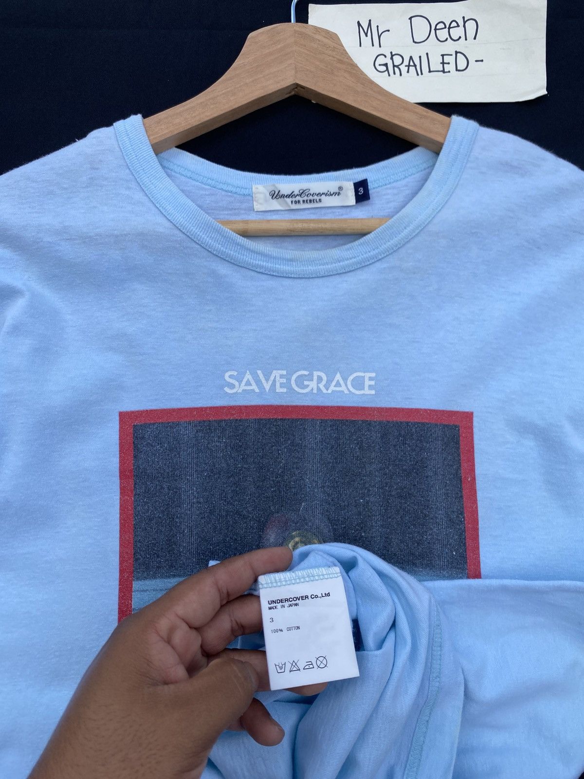 Undercover Rare UNDERCOVER for rebels Save Grace "GIL APPLE" GILA Tee Size US M / EU 48-50 / 2 - 14 Thumbnail