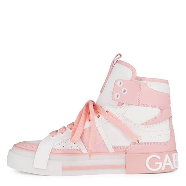 o1g2r1mq1024 Trainers in White & Pink
