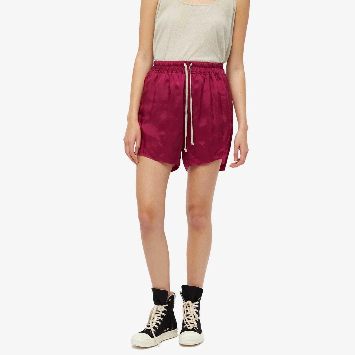 Rick Owens o1y0126 Short in Fuchsia Size 27" / US 4 / IT 40 - 3 Thumbnail