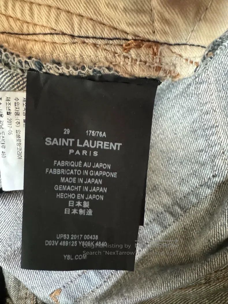 Saint Laurent Paris #REF! Size US 29 - 7 Thumbnail
