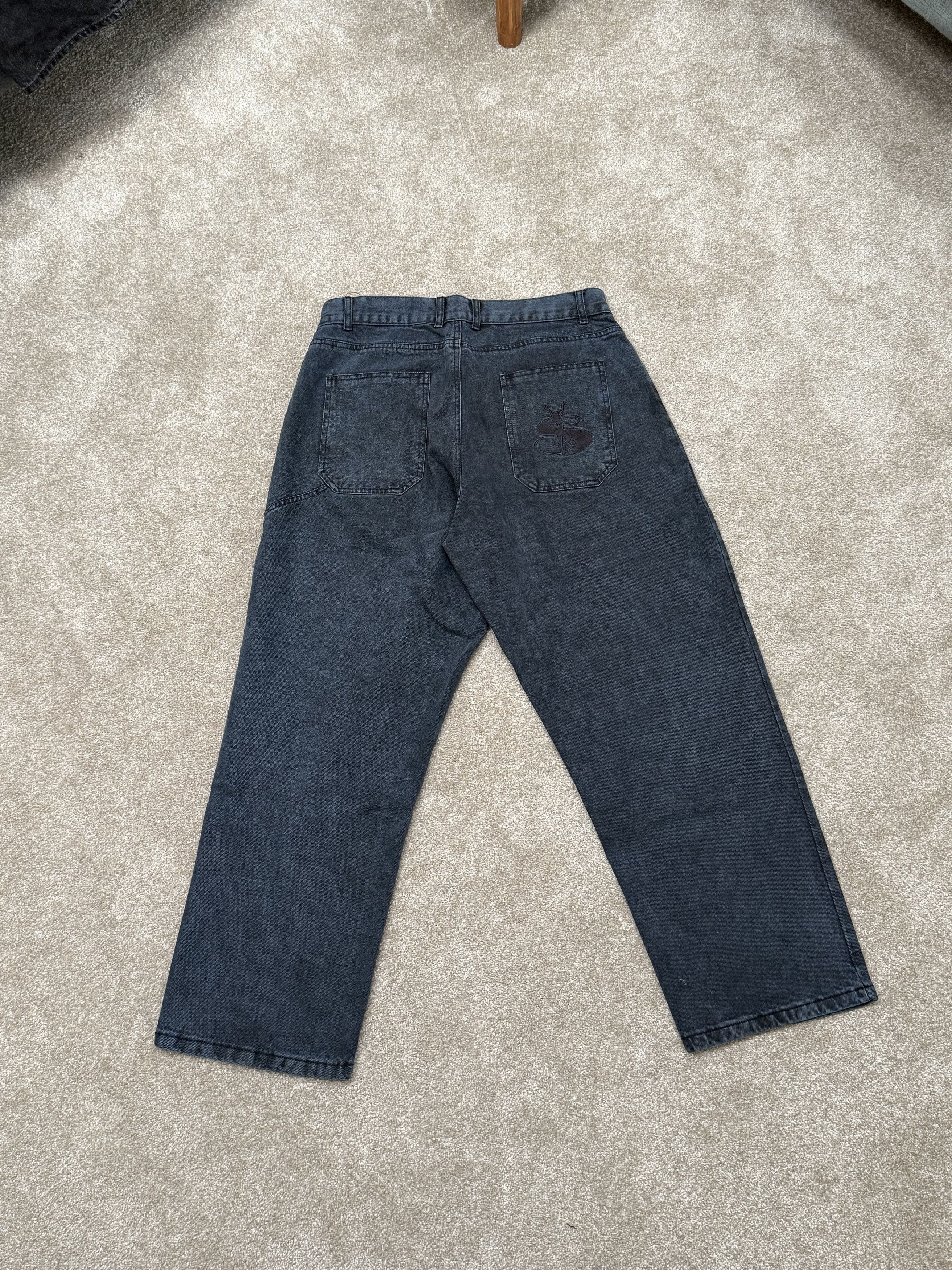 YARDSALE YARDSALE-XXX Phantasy Jeans Faded Navy Denim Size US 32 / EU 48 - 2 Thumbnail
