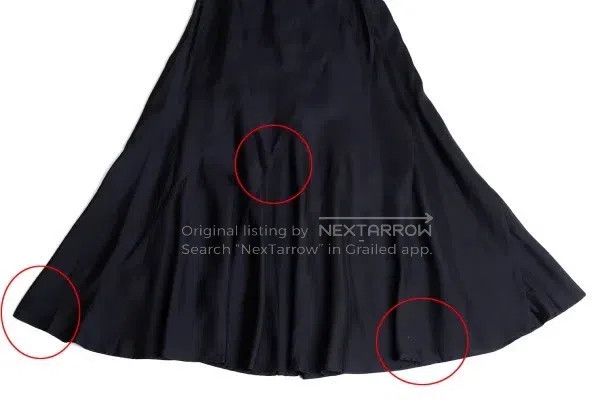 Comme des Garcons Comme Des Garcons size M Black vintage design skirt Size 23" - 5 Thumbnail