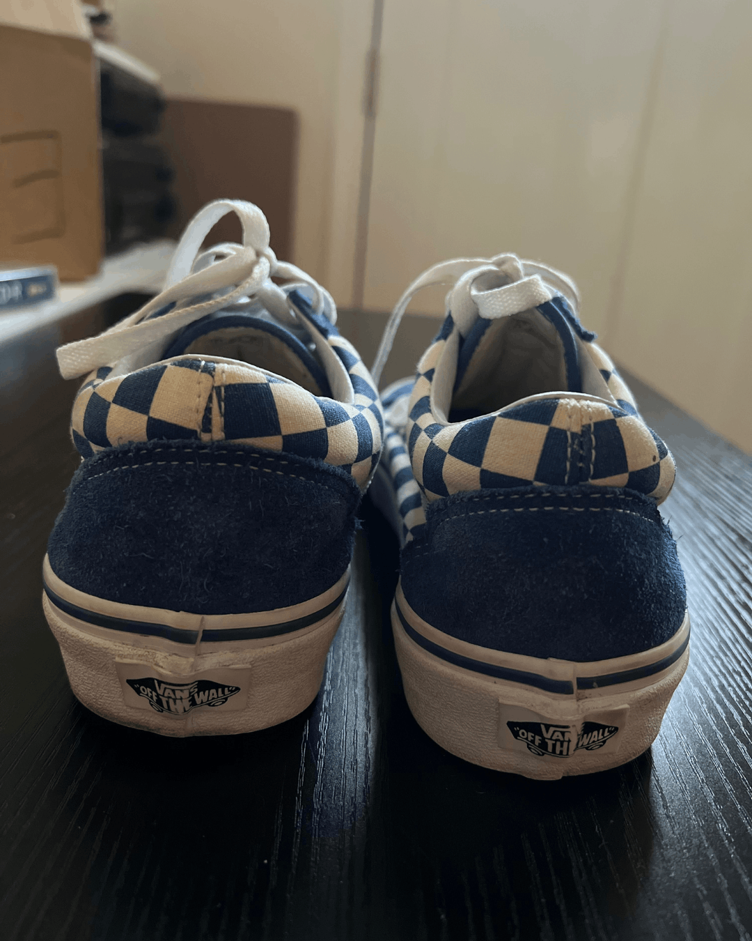 Vans Vans Old Skool blue checkerboard Size US 7.5 / EU 40-41 - 3 Thumbnail