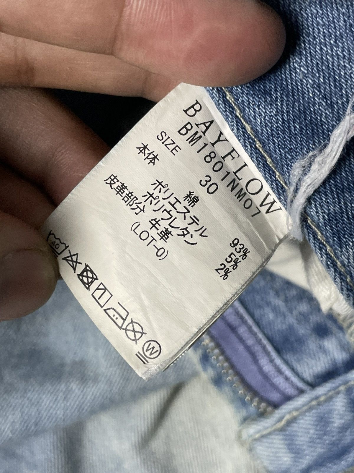 Japanese Brand × Vintage Vintage BAY FLOW Slim Skinny Jeans (84) Size US 32 / EU 48 - 10 Thumbnail