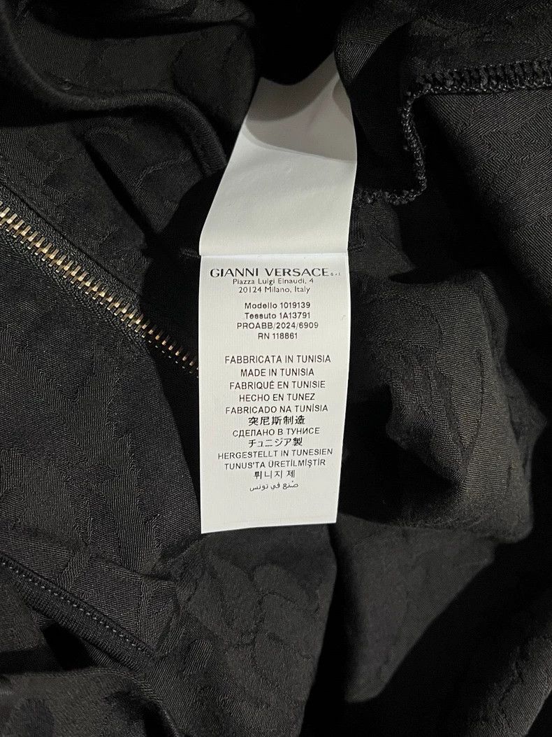 Versace Versace Dark drawstring hooded sweatshirt jacket Size US M / EU 48-50 / 2 - 7 Thumbnail