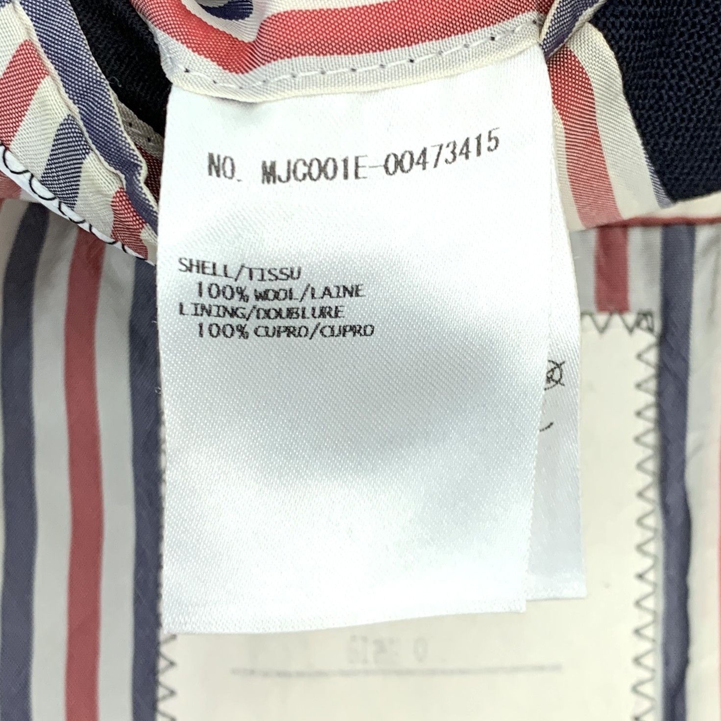 Thom Browne Thom Browne Wool Blazer Navy (0) Size 40R - 7 Thumbnail