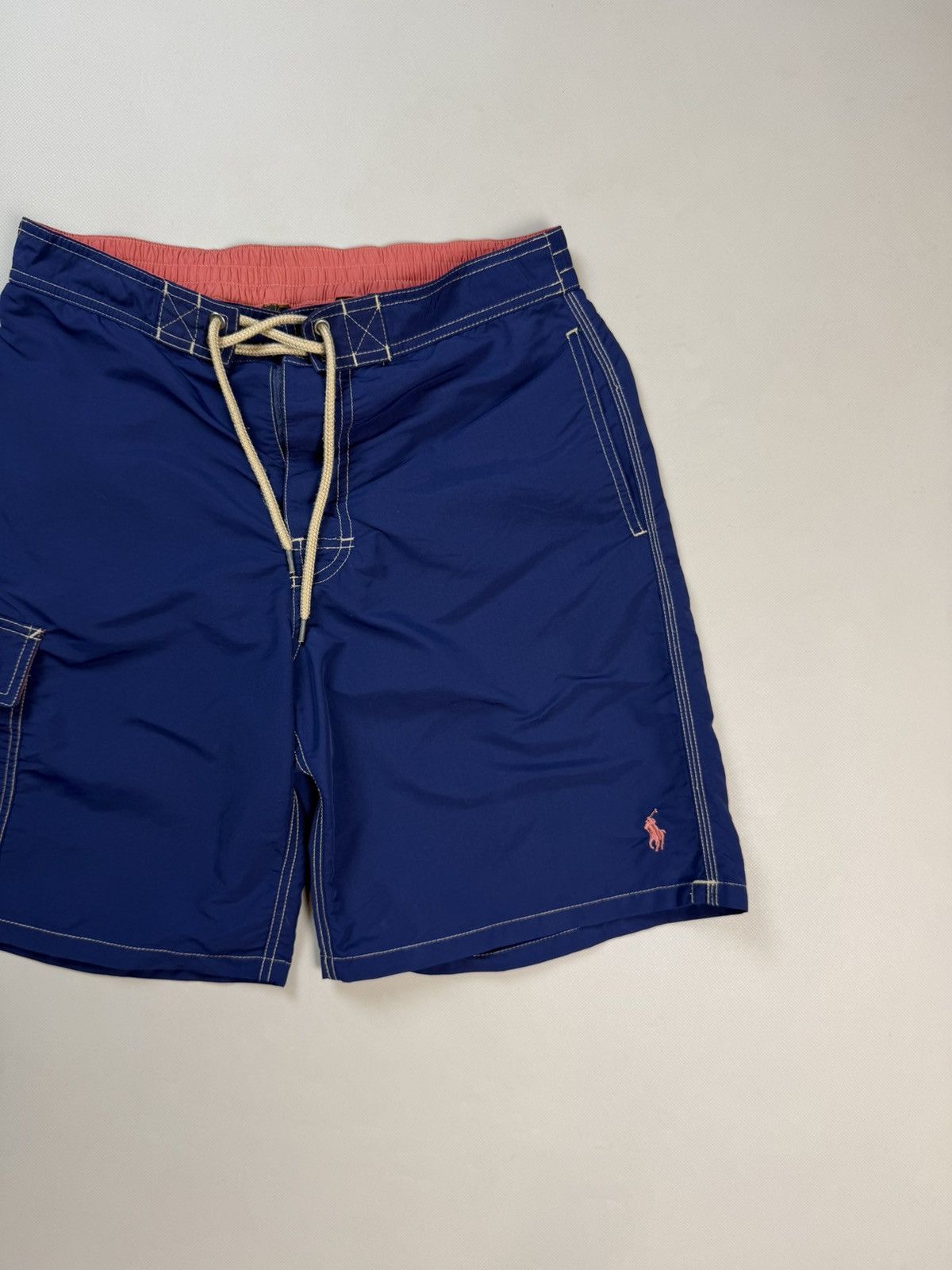 Polo Ralph Lauren Polo Ralph Lauren Nylon Cargo Pocket Beach Swimming Shorts Size US 30 / EU 46 - 3 Thumbnail