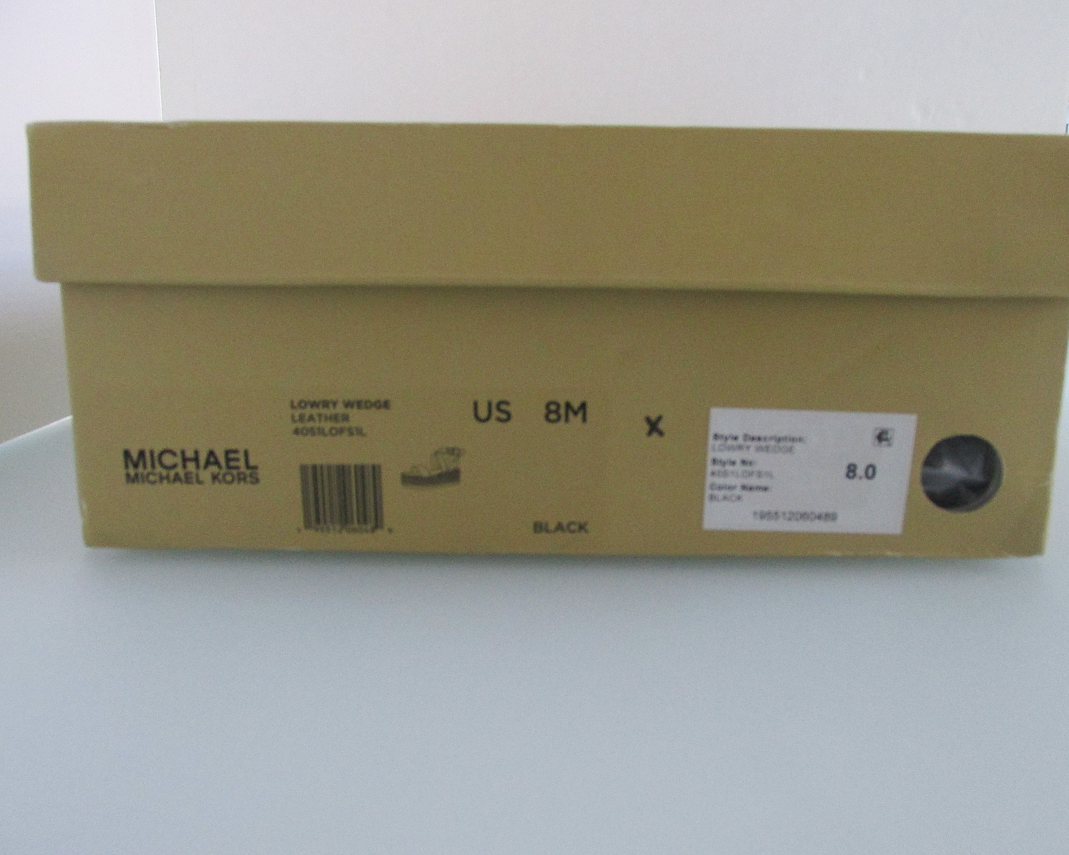 Michael Kors Michael Kors (New) Lowry Wedge Women's Leather Wedges 8 M Size US 8 / IT 38 - 8 Thumbnail