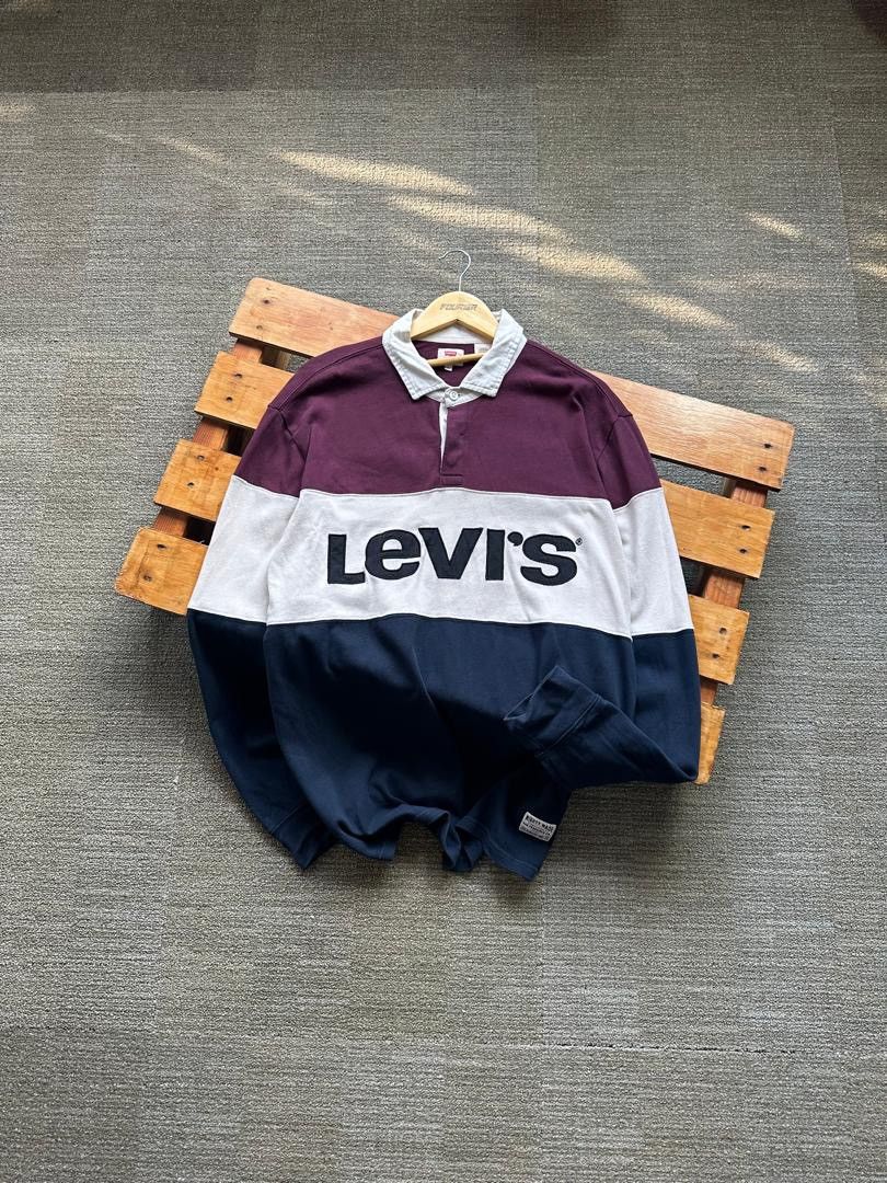 Levi's × Levi's Vintage Clothing × Other LEVIS RUGBY COLLAR Size US XL / EU 56 / 4 - 1 Thumbnail