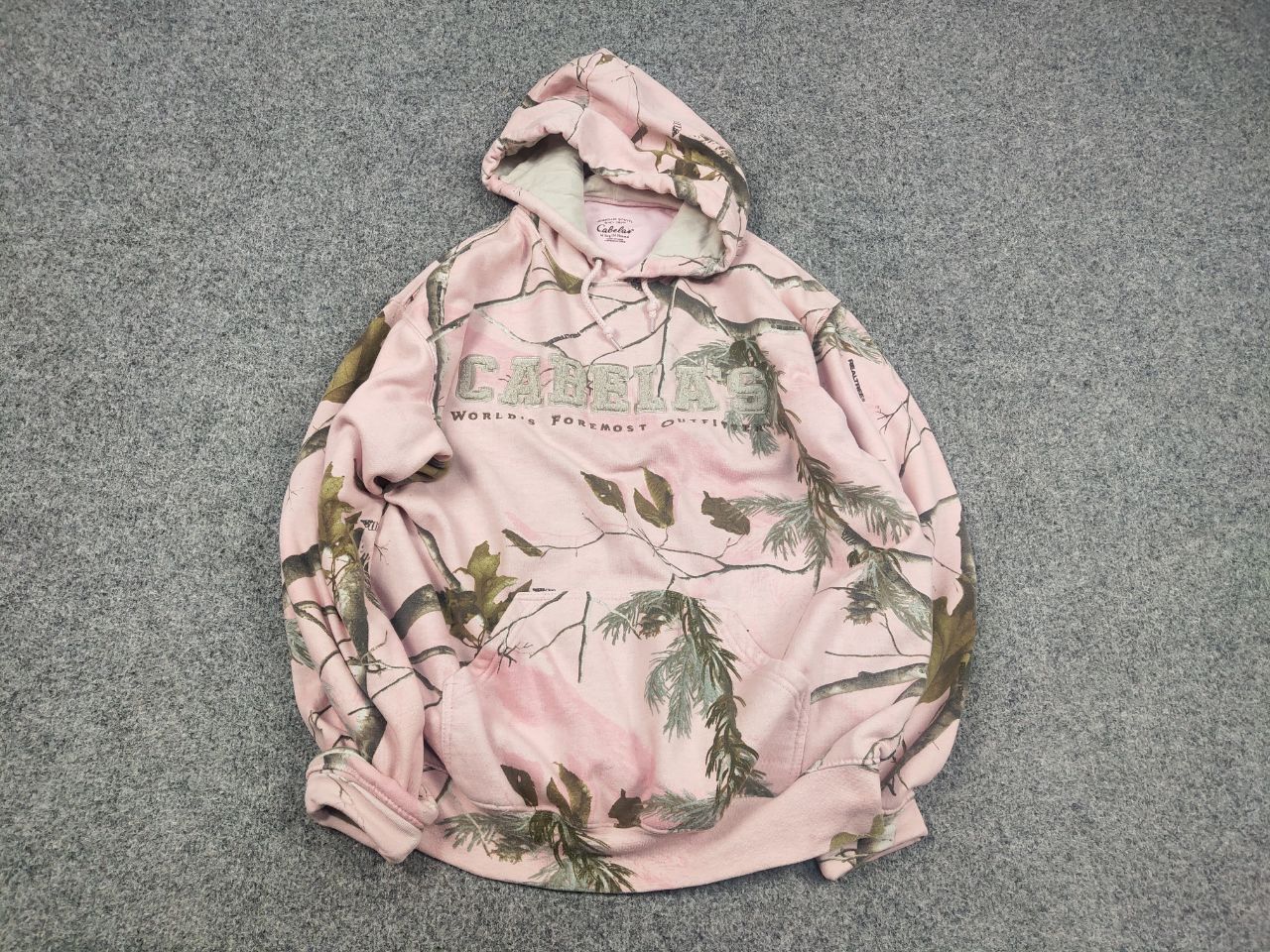Realtree Cabela's Realtree Vintage Pink Oversized Hoodie Y2K Style Size US M / EU 48-50 / 2 - 2 Thumbnail