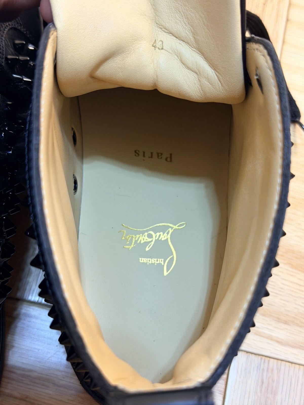 Christian Louboutin Christian Louboutin Hi Top Spike Sneakers Size US 10 / EU 43 - 13 Thumbnail