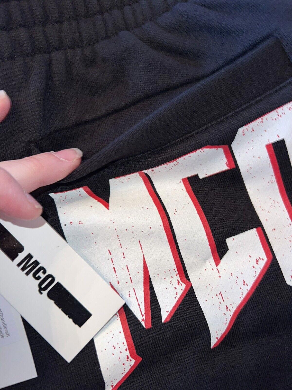 Alexander McQueen Alexander McQueen MCQ Tour Logo Sweatshorts Shorts Black L Size US 34 / EU 50 - 5 Thumbnail
