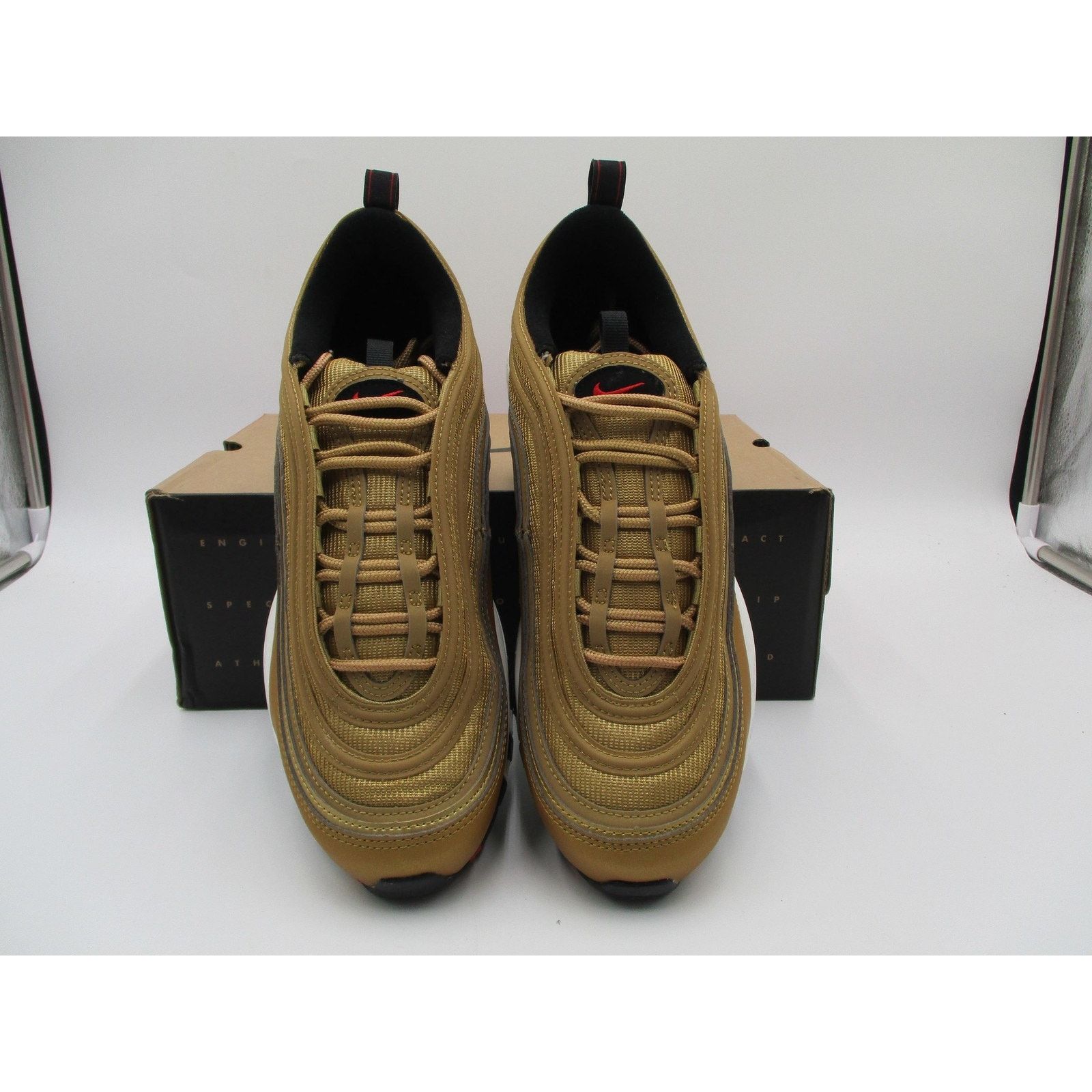 Nike Nike Air Max 97 OG Shoes Wm Sz 10.5 Metallic Gold DQ9131-700 Size US 10.5 / IT 40.5 - 5 Thumbnail