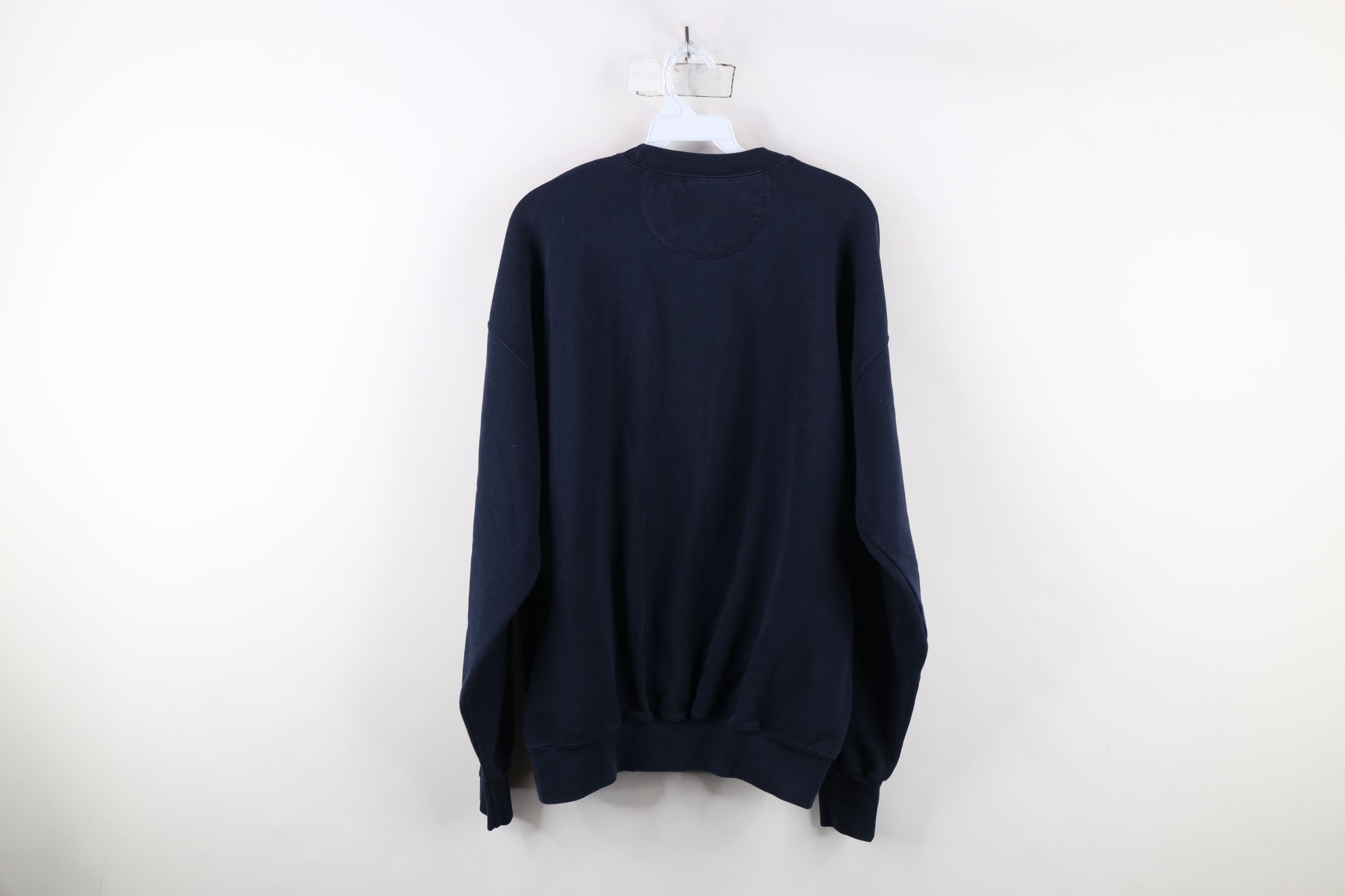 Vintage Vintage 90s Spell Schuller Crewneck Sweatshirt Navy Blue USA Size US XL / EU 56 / 4 - 8 Thumbnail
