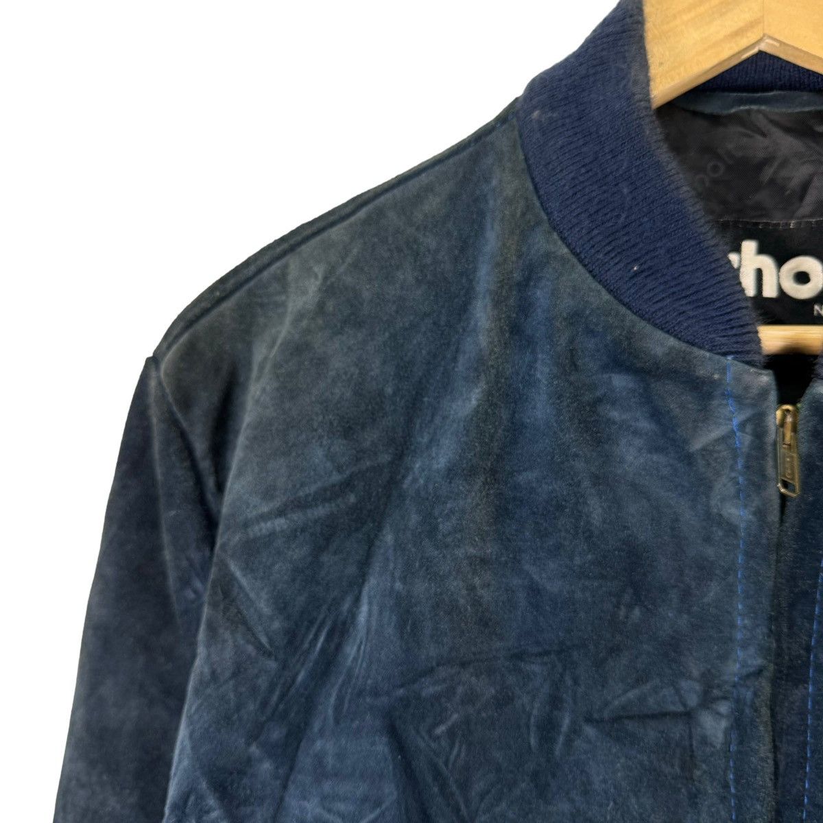 Schott 🌟SCHOTT USA SUEDE LEATHER ZIPPER JACKET Size US L / EU 52-54 / 3 - 3 Thumbnail