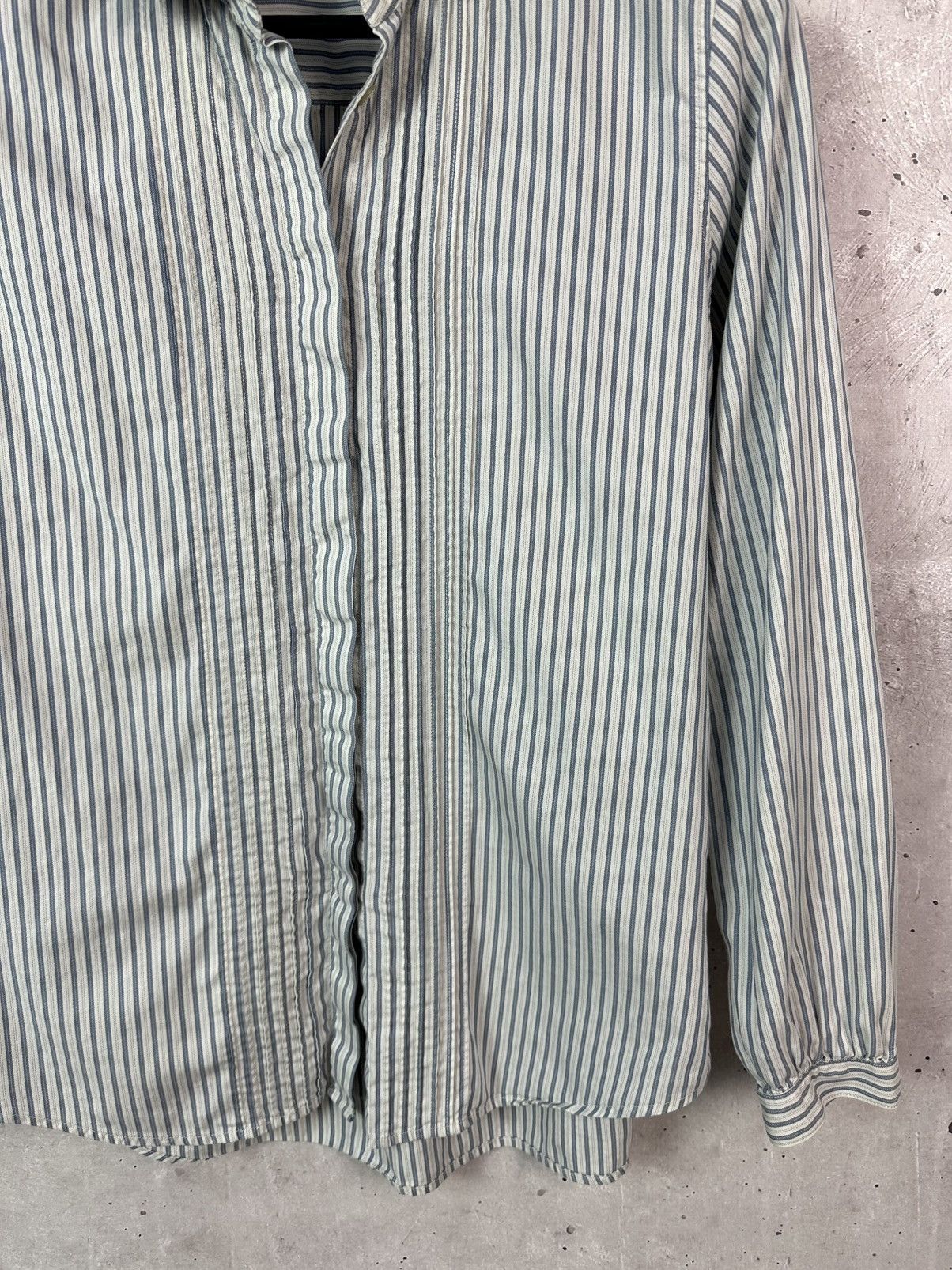 Uniqlo Uniqlo Ines De La Fressage Stripped Long Sleeve Shirt Size M / US 6-8 / IT 42-44 - 5 Thumbnail