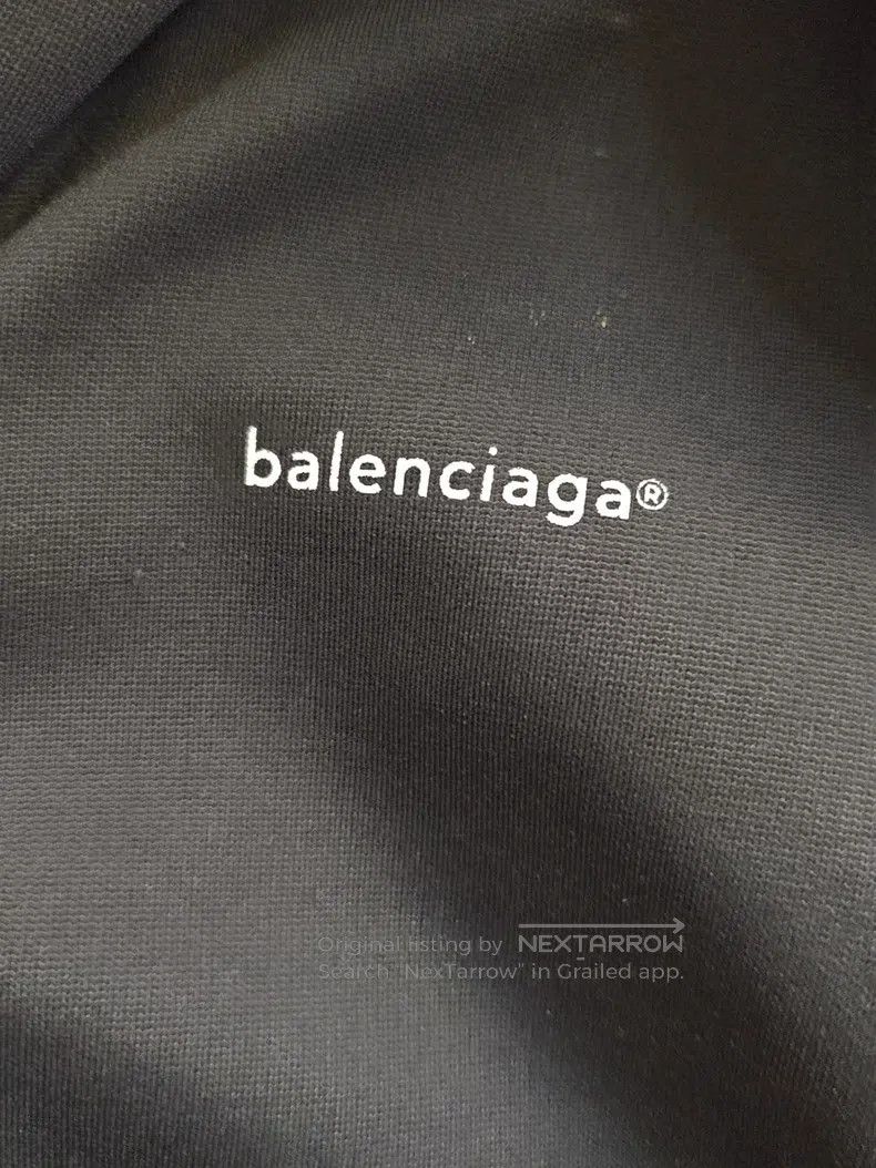 Balenciaga Balenciaga Small Logo Collar Tie Zip-Up Jacket Size XS / US 0-2 / IT 36-38 - 4 Thumbnail